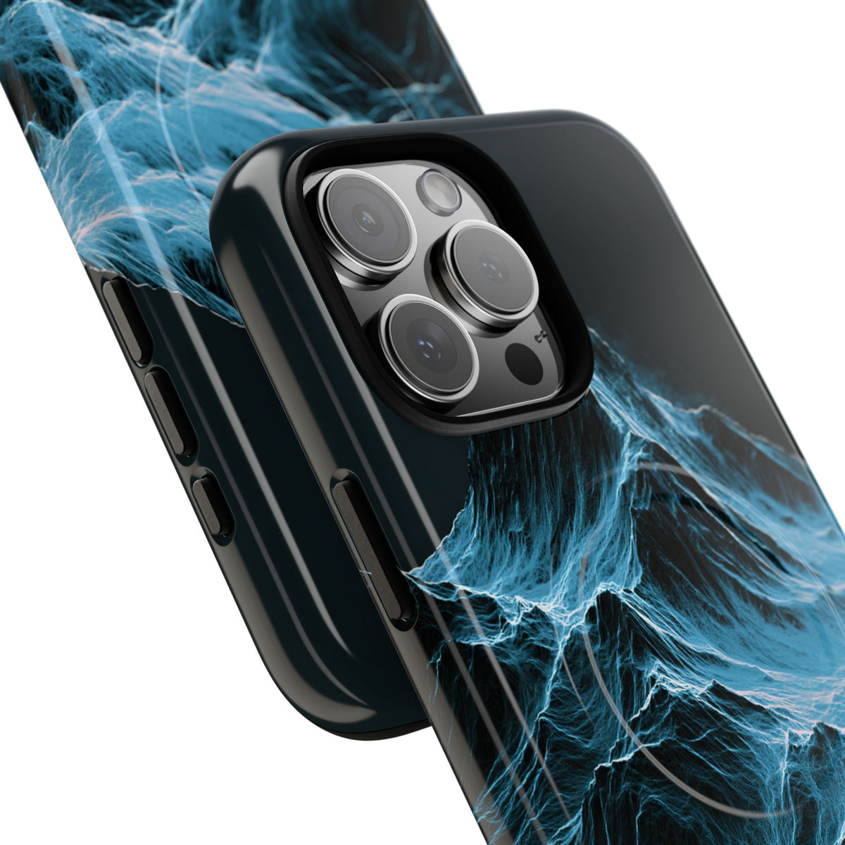 Nordic Frost Peak · Tough 2.0 Magnetic Phone Case for iPhone · Blue