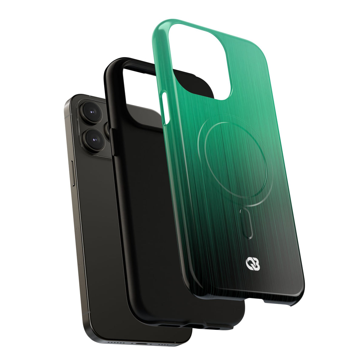 Emerald Cascade · Tough 2.0 Magnetic Phone Case for iPhone · Green