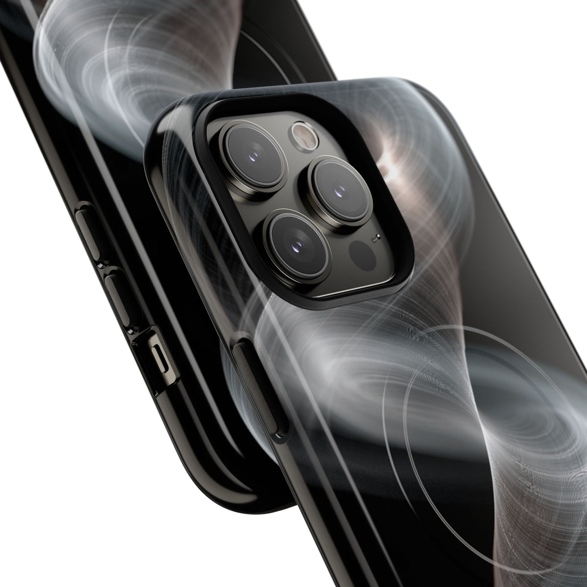 Luminous Vortex · Tough 2.0 Magnetic Phone Case for iPhone · Black