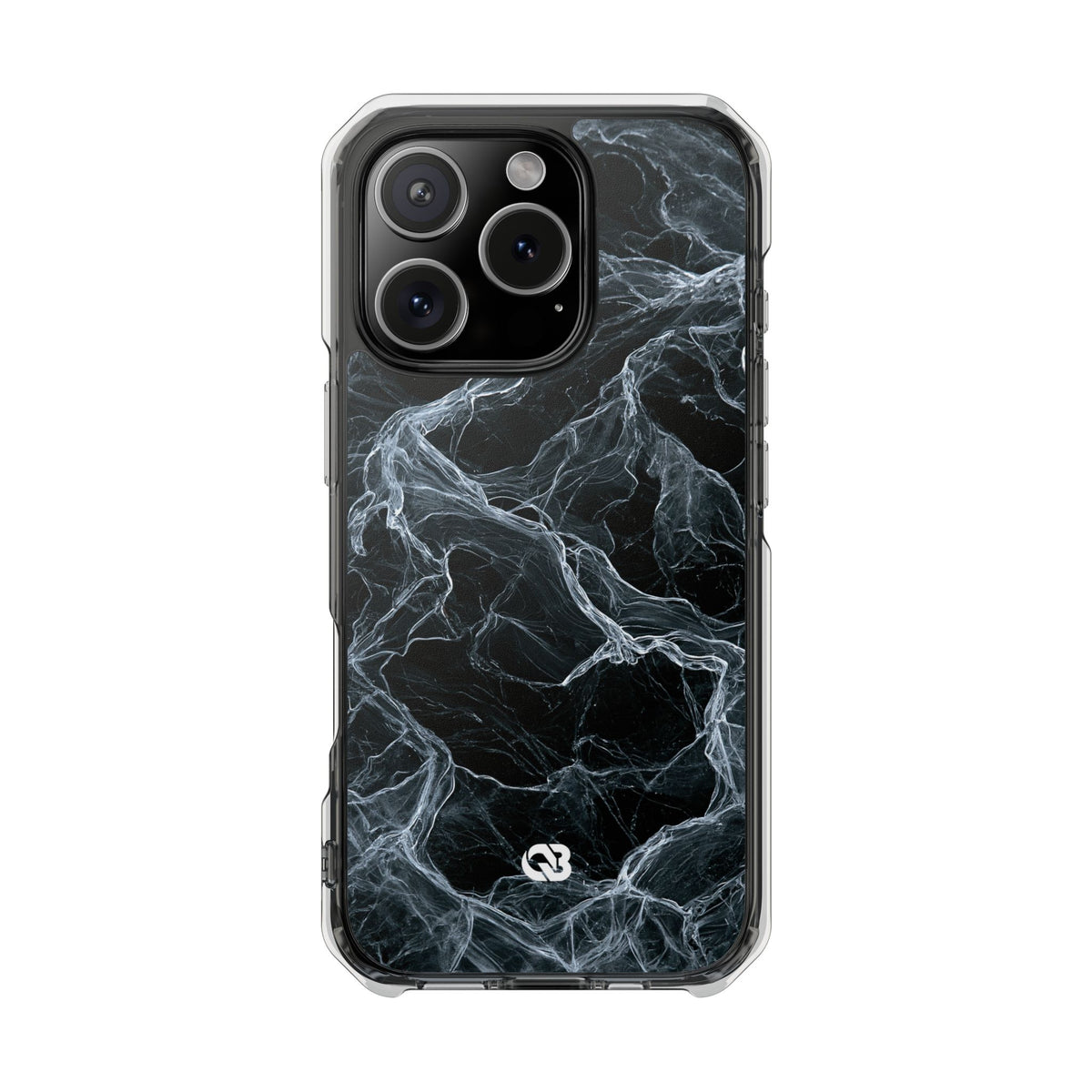 Arctic Gossamer · Clear Impact Magnetic Phone Case for iPhone · Black