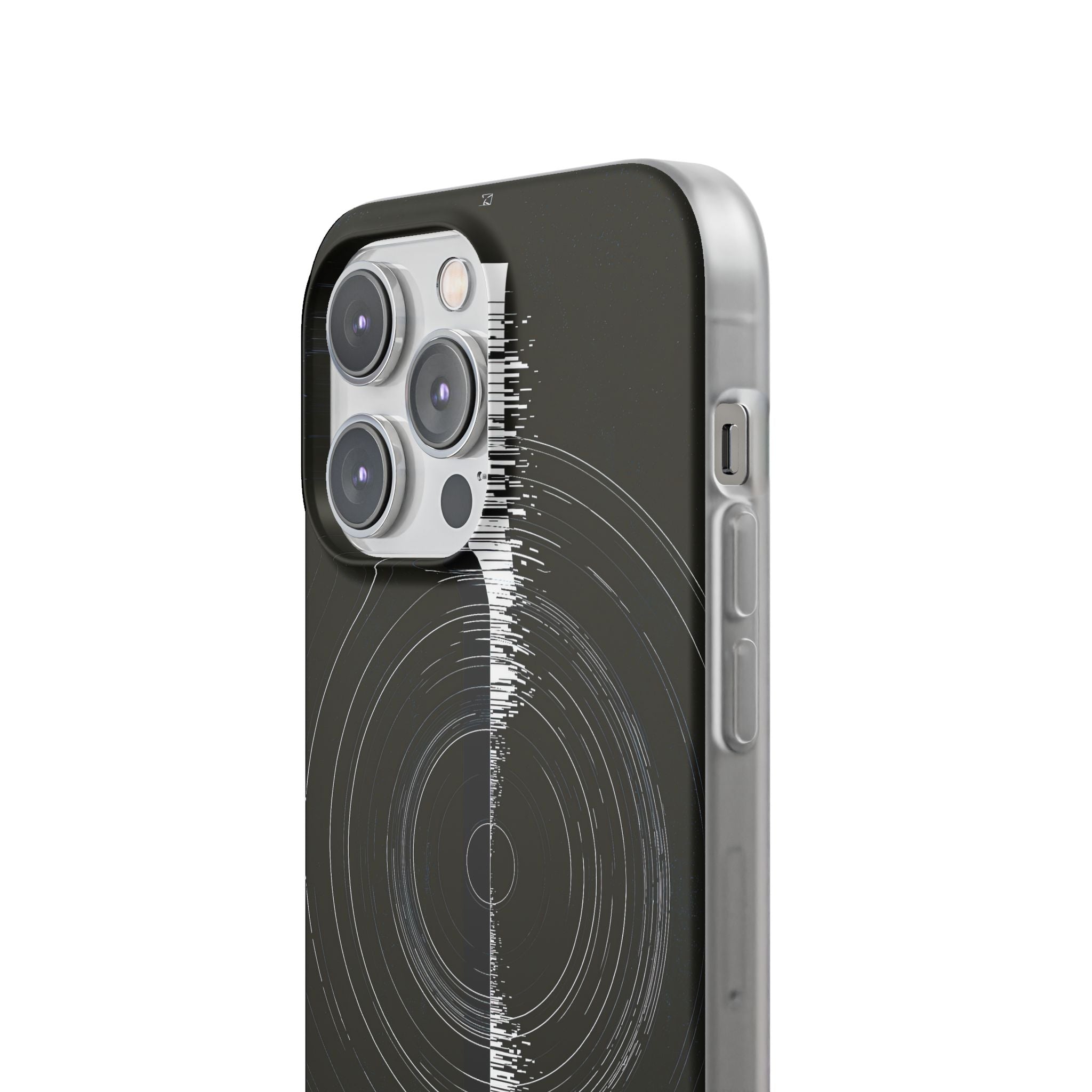 Black Lite Phone Case for iPhone - Obsidian Orbital Signal