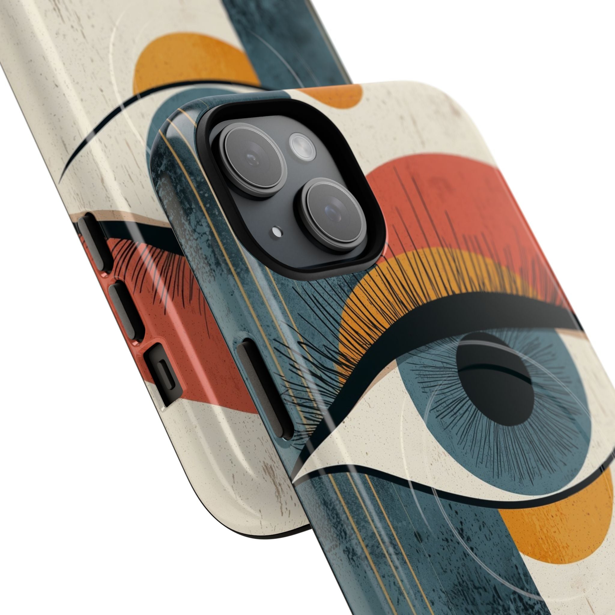 Distressed Azure Ocular · Tough+ Phone Case for iPhone · Magsafe