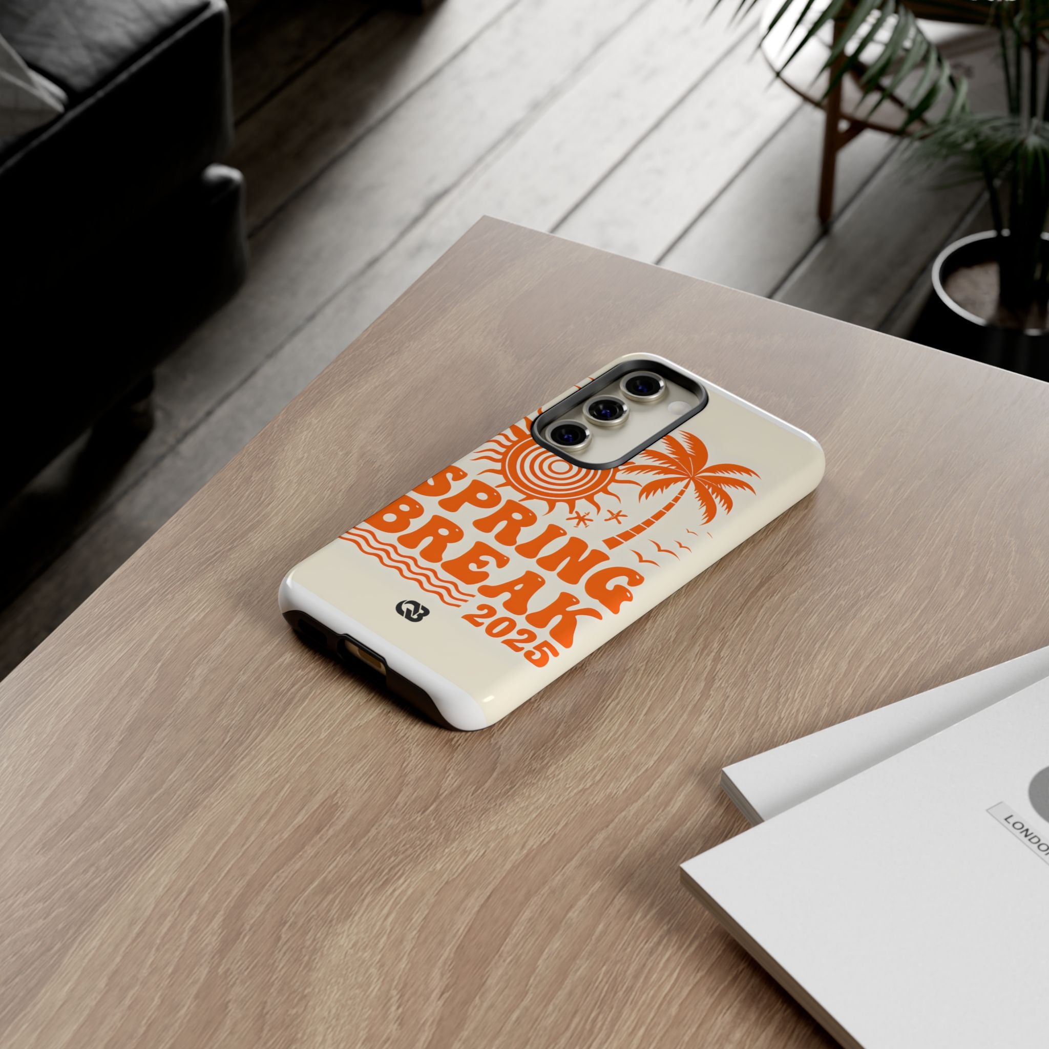 Retro Orange Tide · Tough Capa para Samsung