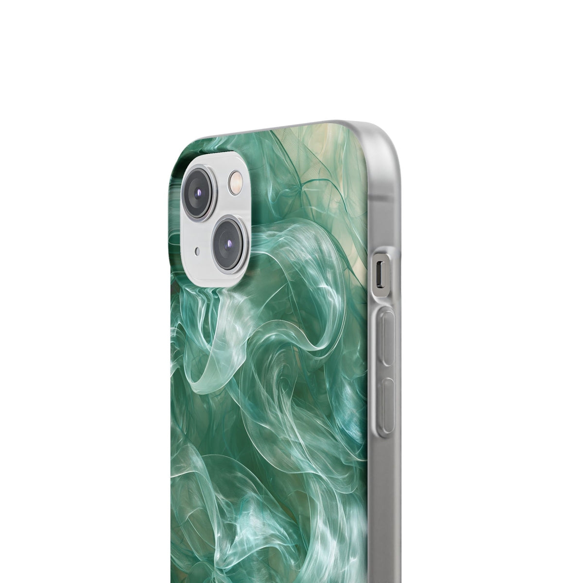 Translucent Aqua Flow · Lite Phone Case for iPhone · Teal