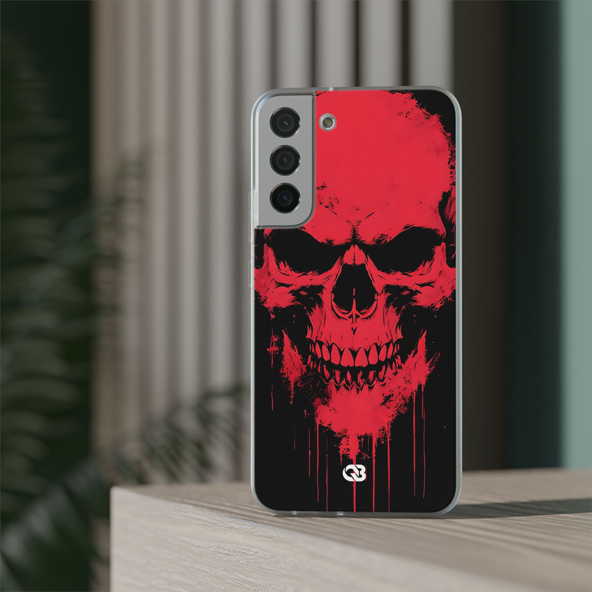 Crimson Street Skull · Soft Handyhülle für Samsung