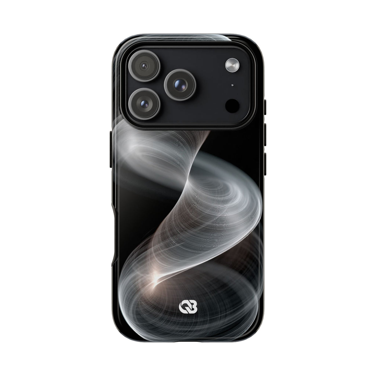 Luminous Vortex · Tough Phone Case for iPhone · Black