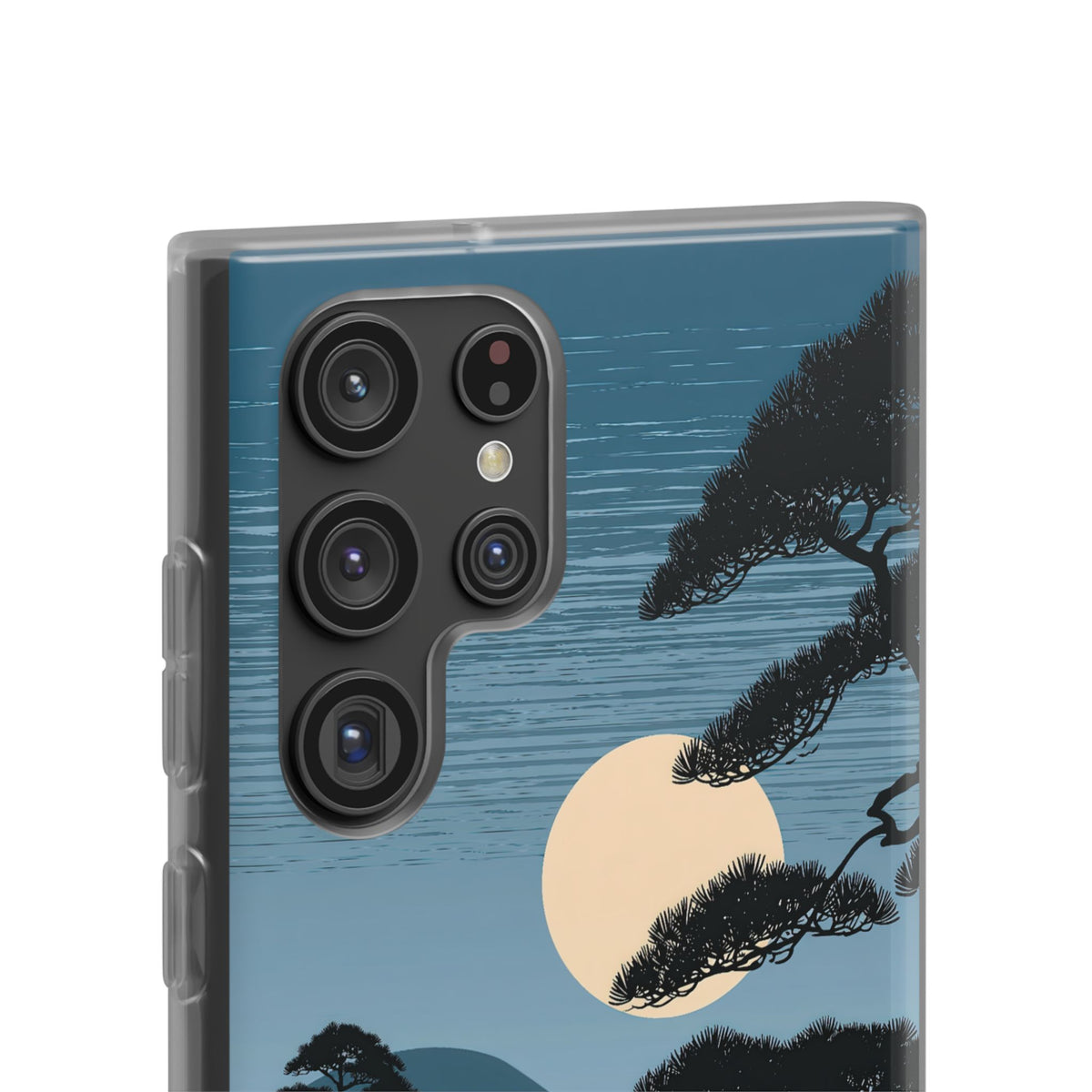 Blue Lite Phone Case for Samsung - Midnight Kyoto Pine