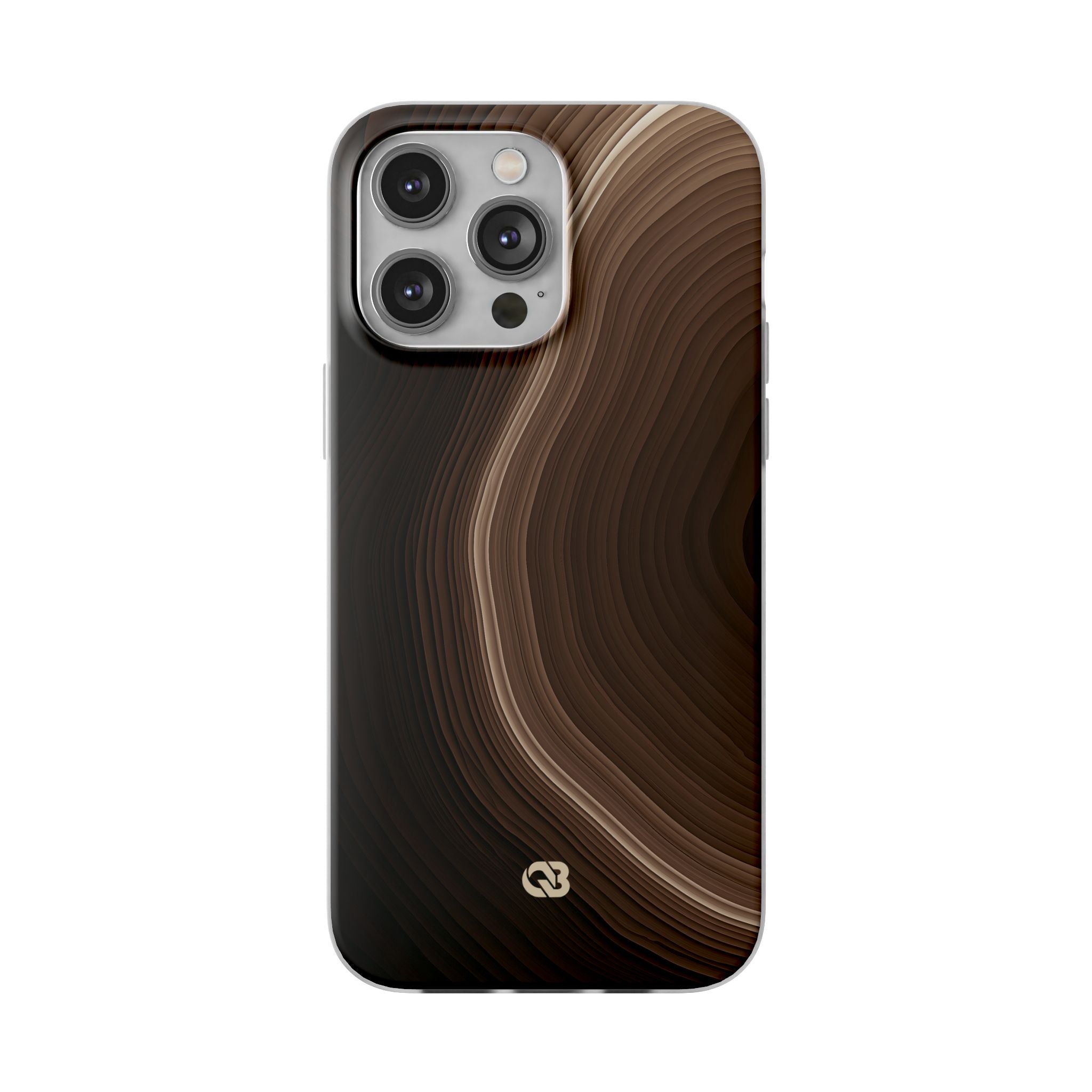 Brown Lite Phone Case for iPhone - Bronzed Canyon Relief