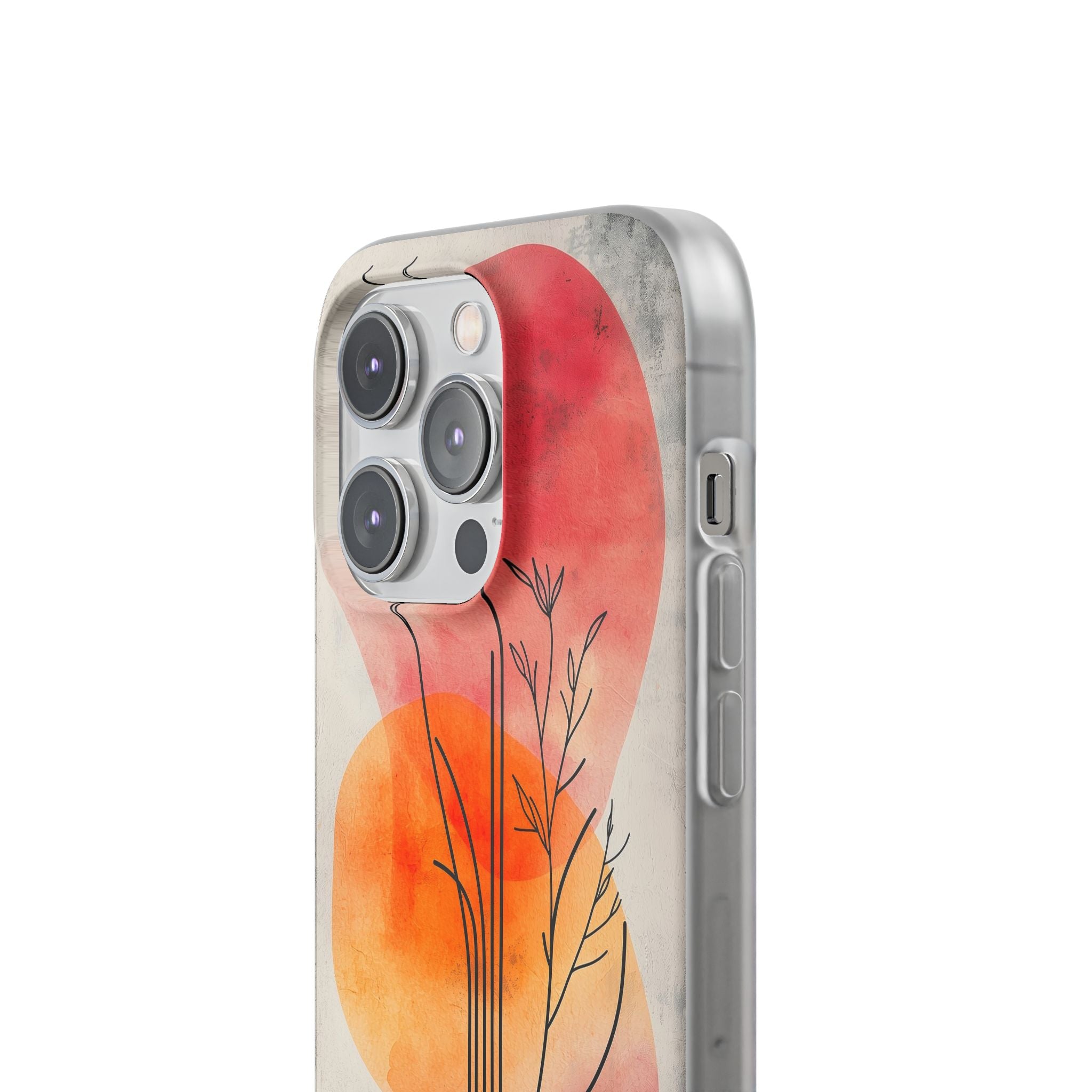 Crimson Bloom Lineage · Soft Phone Case for iPhone