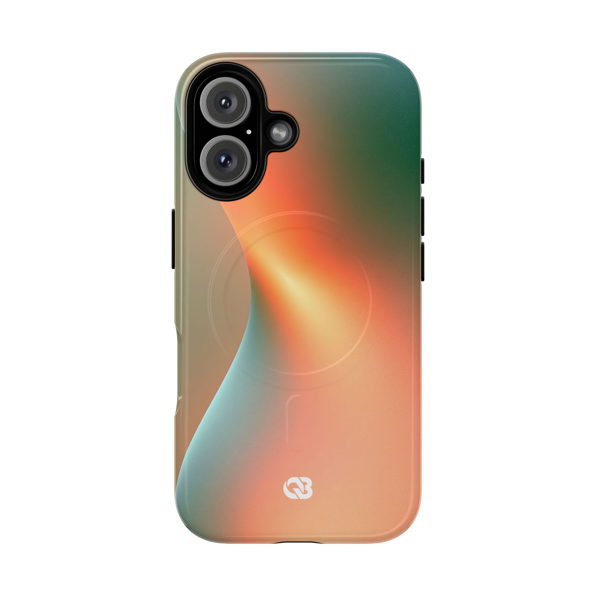 Radiant Contour · Tough 2.0 Magnetic Phone Case for iPhone · Orange