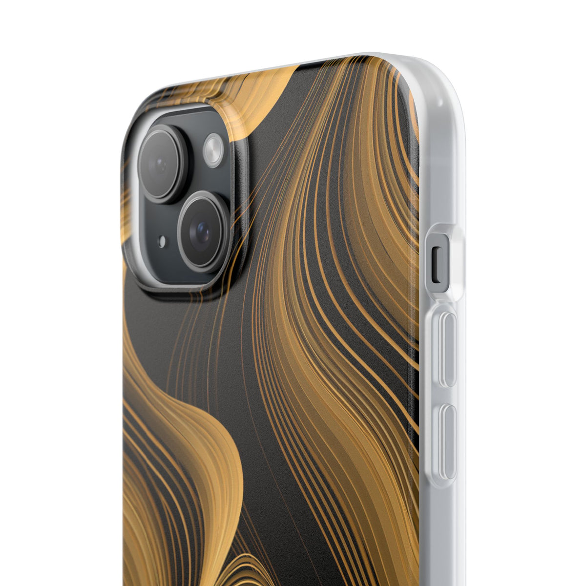 Gold Lite Phone Case for iPhone - Molten Copper Strands