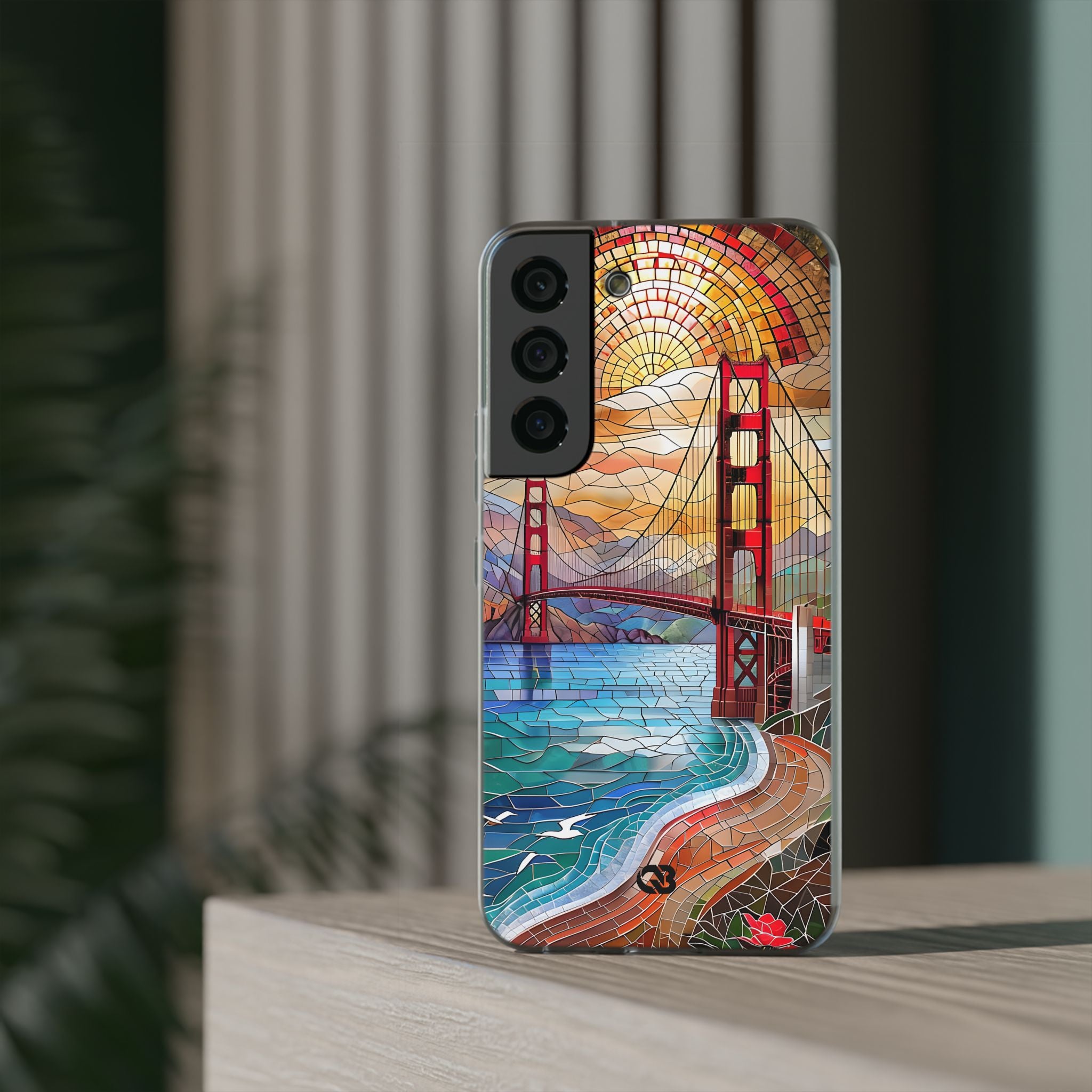 Crimson Arch Coast · Soft Custodia per Samsung