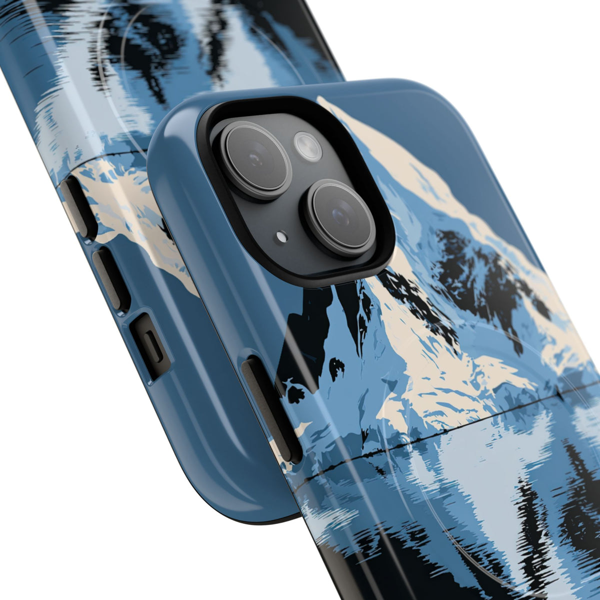 Blue Tough 2.0 Magsafe Phone Case for iPhone - Arctic Summit Mirror