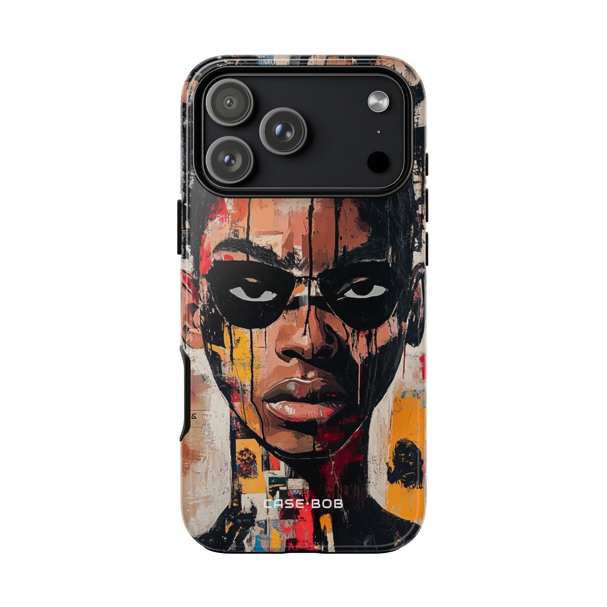 Masked Portrait Drips iPhone 17 Pro Max Case - Tough - CASE•BOB