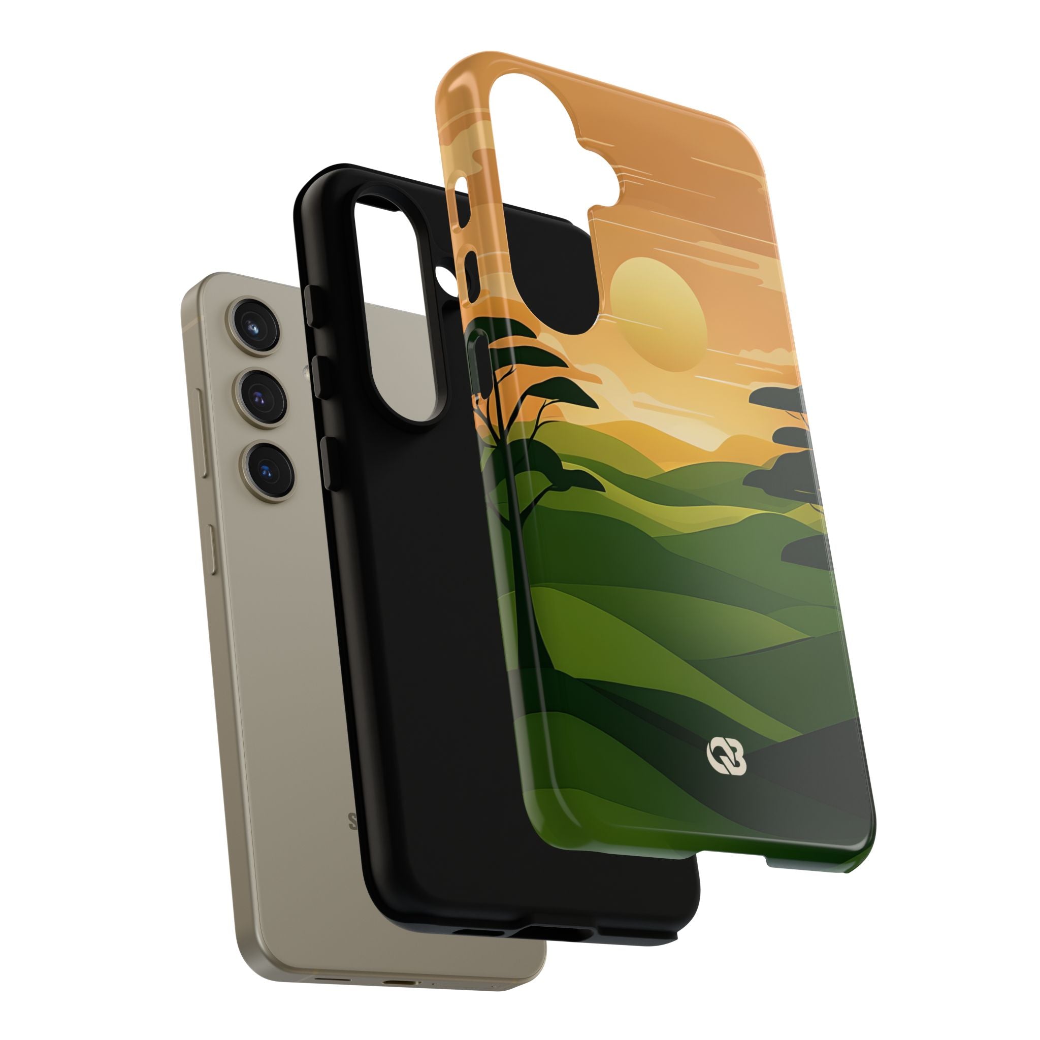 Verdant Horizon Sun · Tough Coque de téléphone pour Samsung