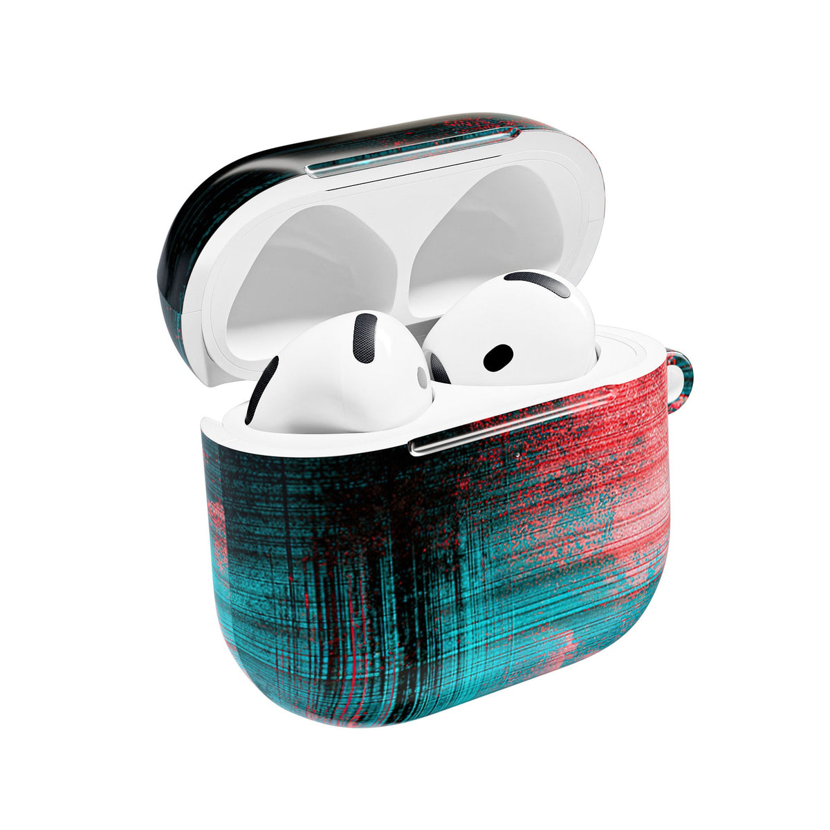 Digital Signal Drift · Hard Case for AirPods & AirPods Pro · Black