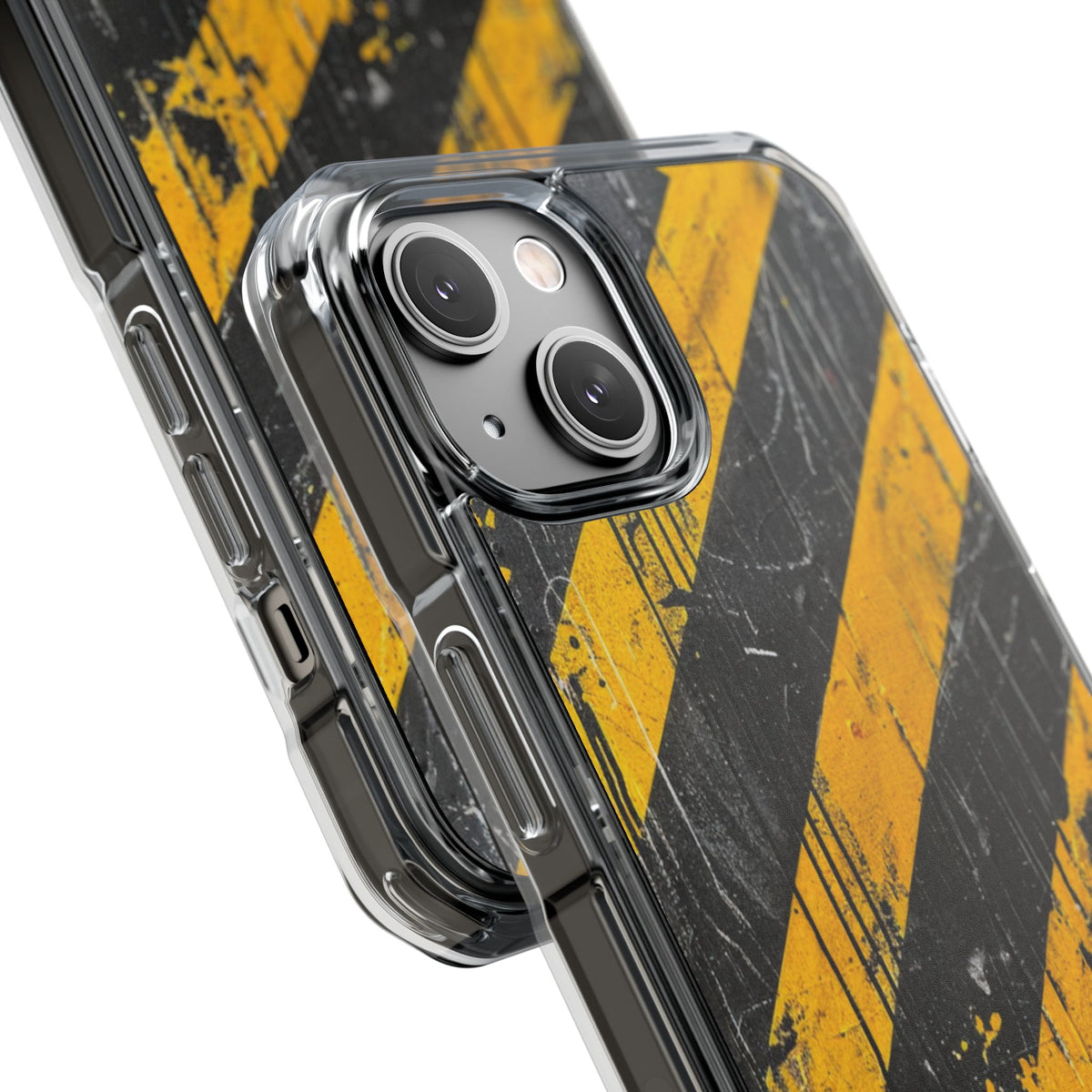 Urban Hazard Decay · Clear Impact Magnetic Phone Case for iPhone · Black