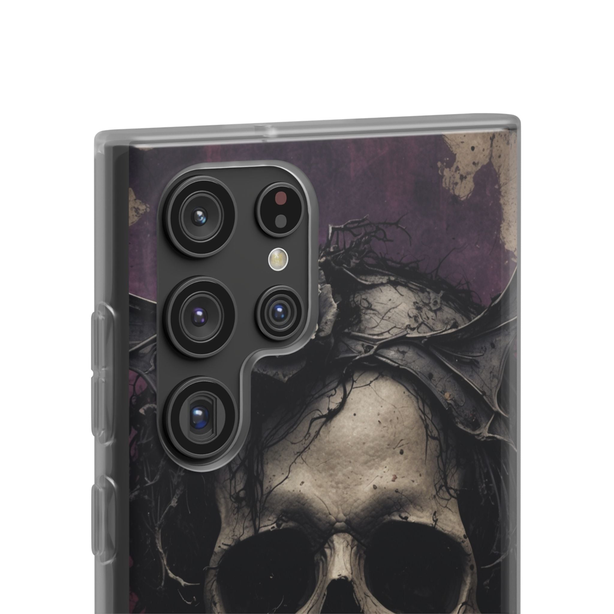 Skull Krone Samsung S22 Ultra Case - Soft