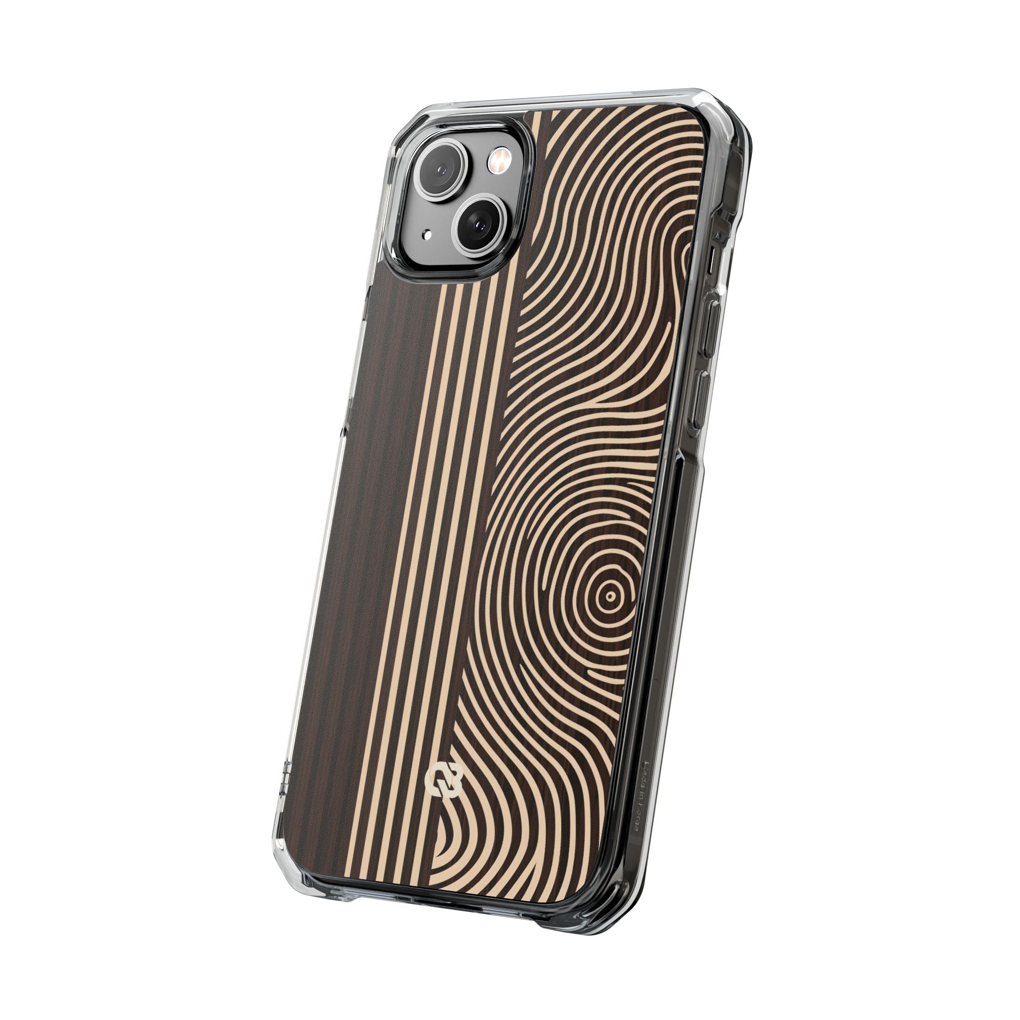 Brown Impact MagSafe Phone Case for iPhone - Espresso Sand Ridge