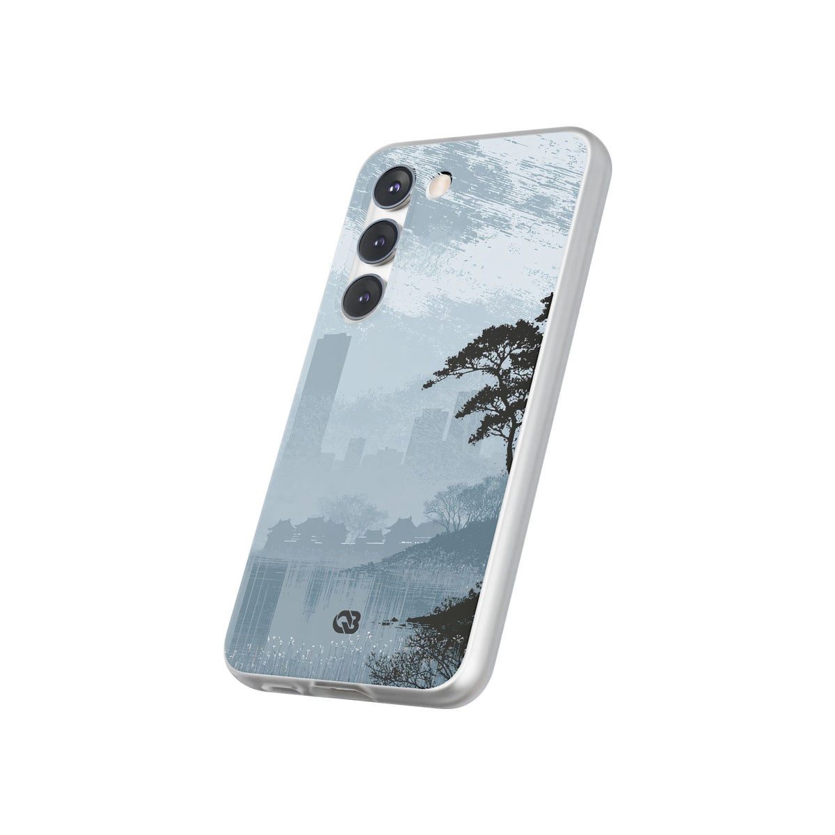 Grey Lite Phone Case for Samsung - Steel Slate Zen