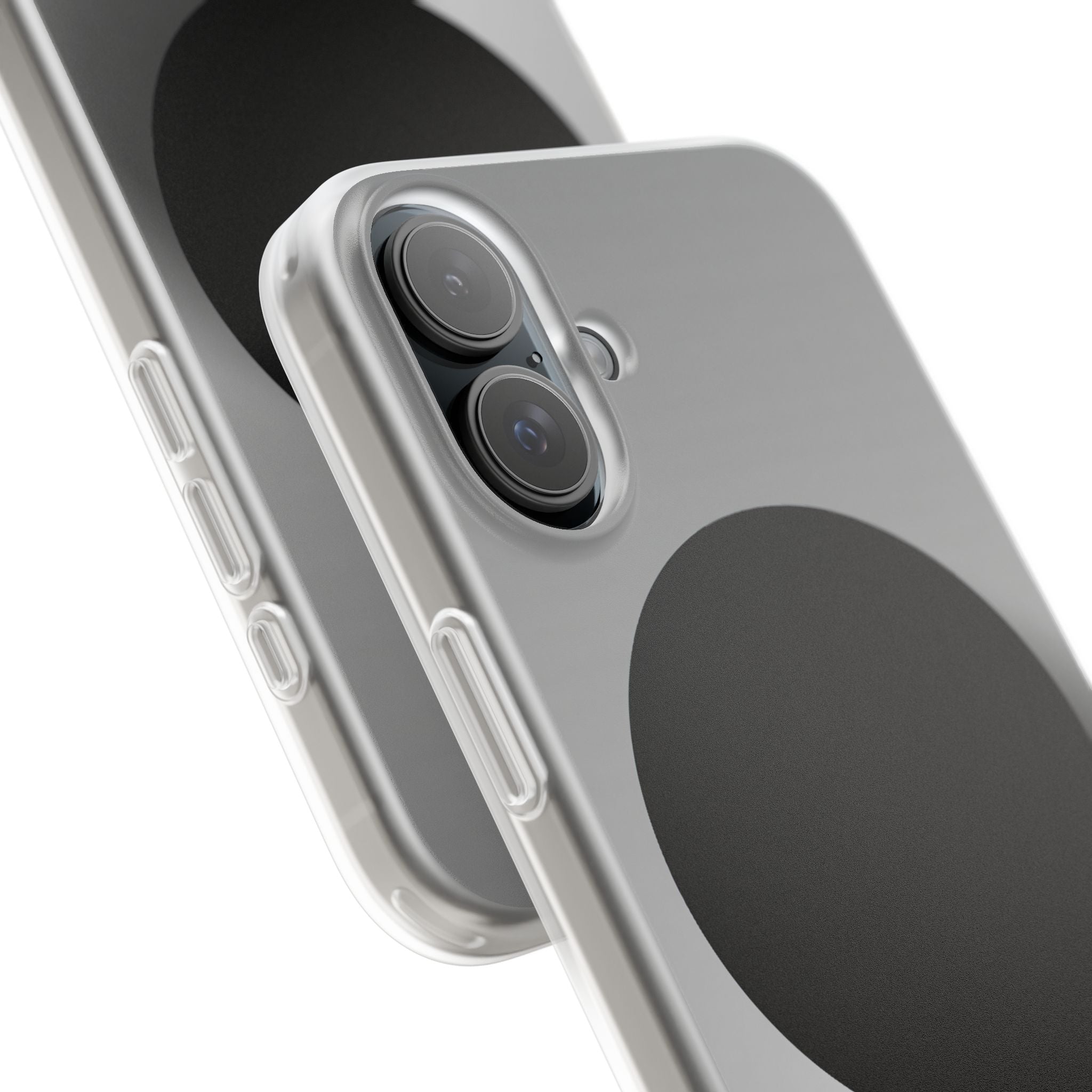 Grey Lite Phone Case for iPhone - Matte Onyx Sphere