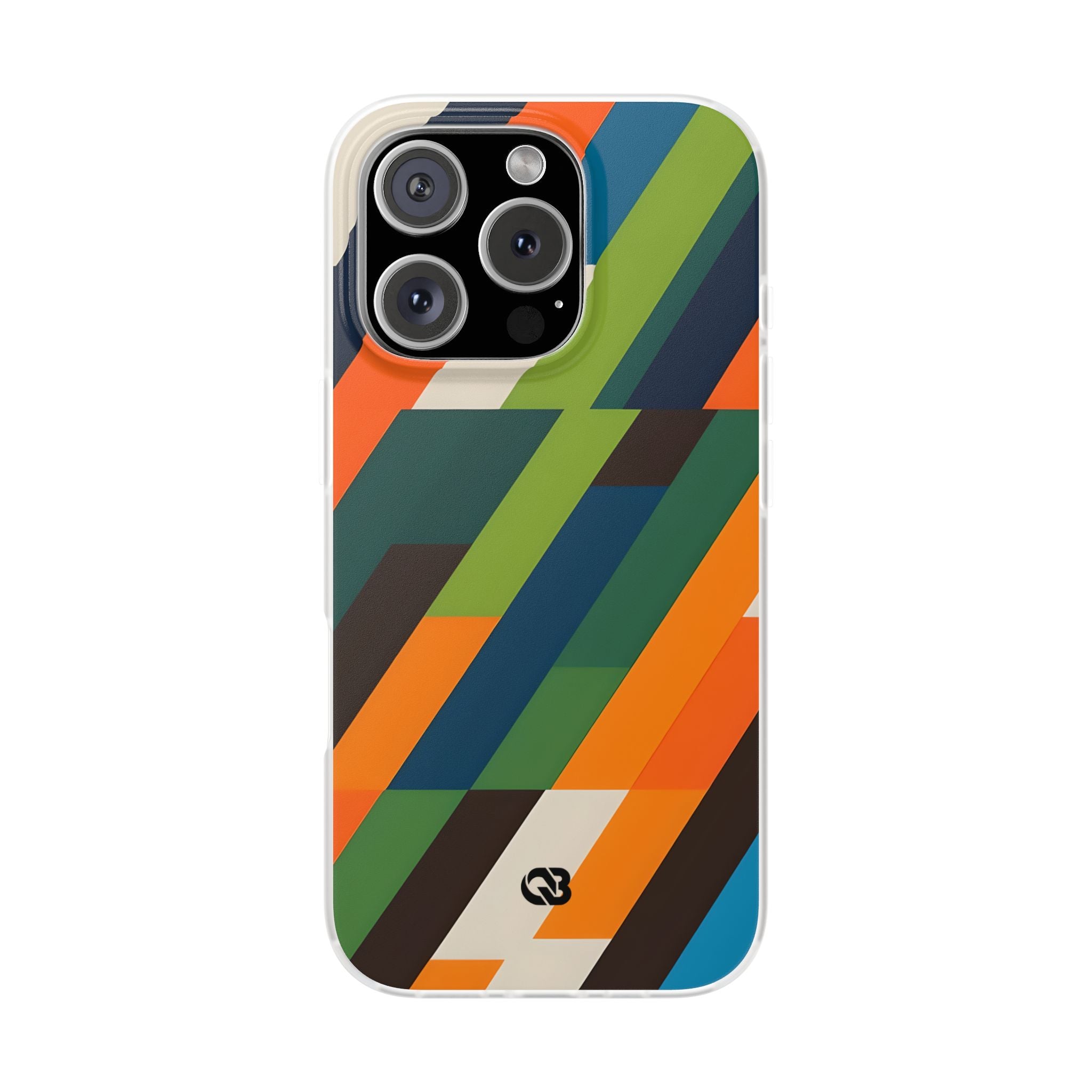 Angled Retro Mosaic · Soft Handyhülle für iPhone