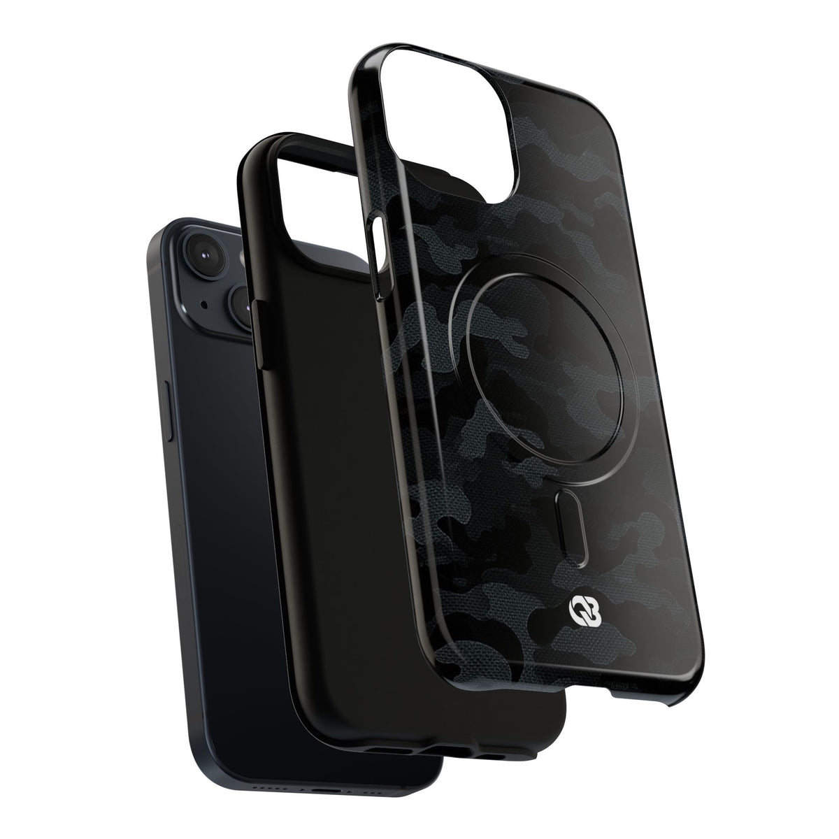 Blackout Urban Camo · Tough 2.0 Magnetic Phone Case for iPhone · Black