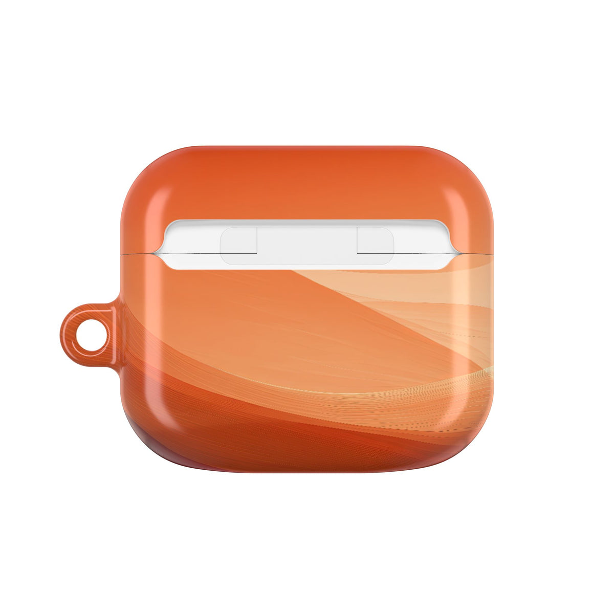 Terracotta Dune Ridges · Hard Case for AirPods & AirPods Pro · Orange