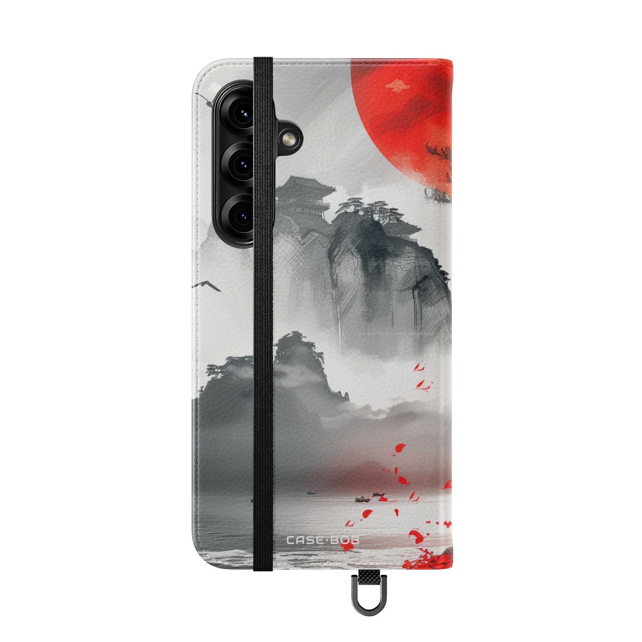 Red Sun Serenity - Samsung S25+ Case - Wallet