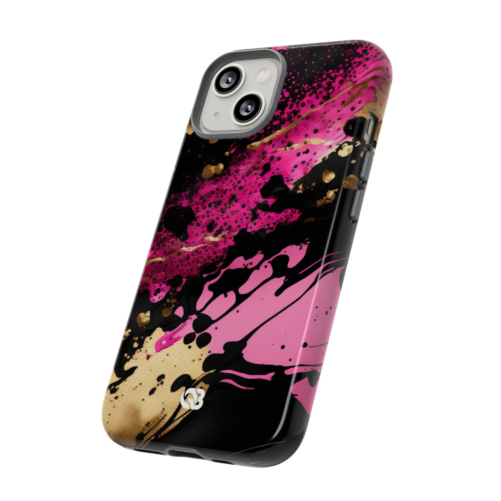 Magenta Liquid Gold · Tough Fundas para teléfono para iPhone