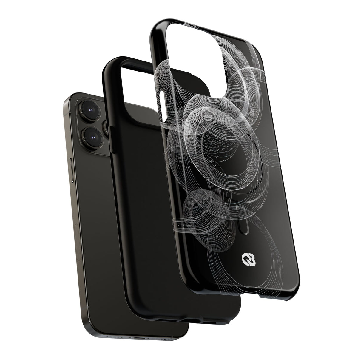 Orbital Resonance · Tough 2.0 Magnetic Phone Case for iPhone · Black
