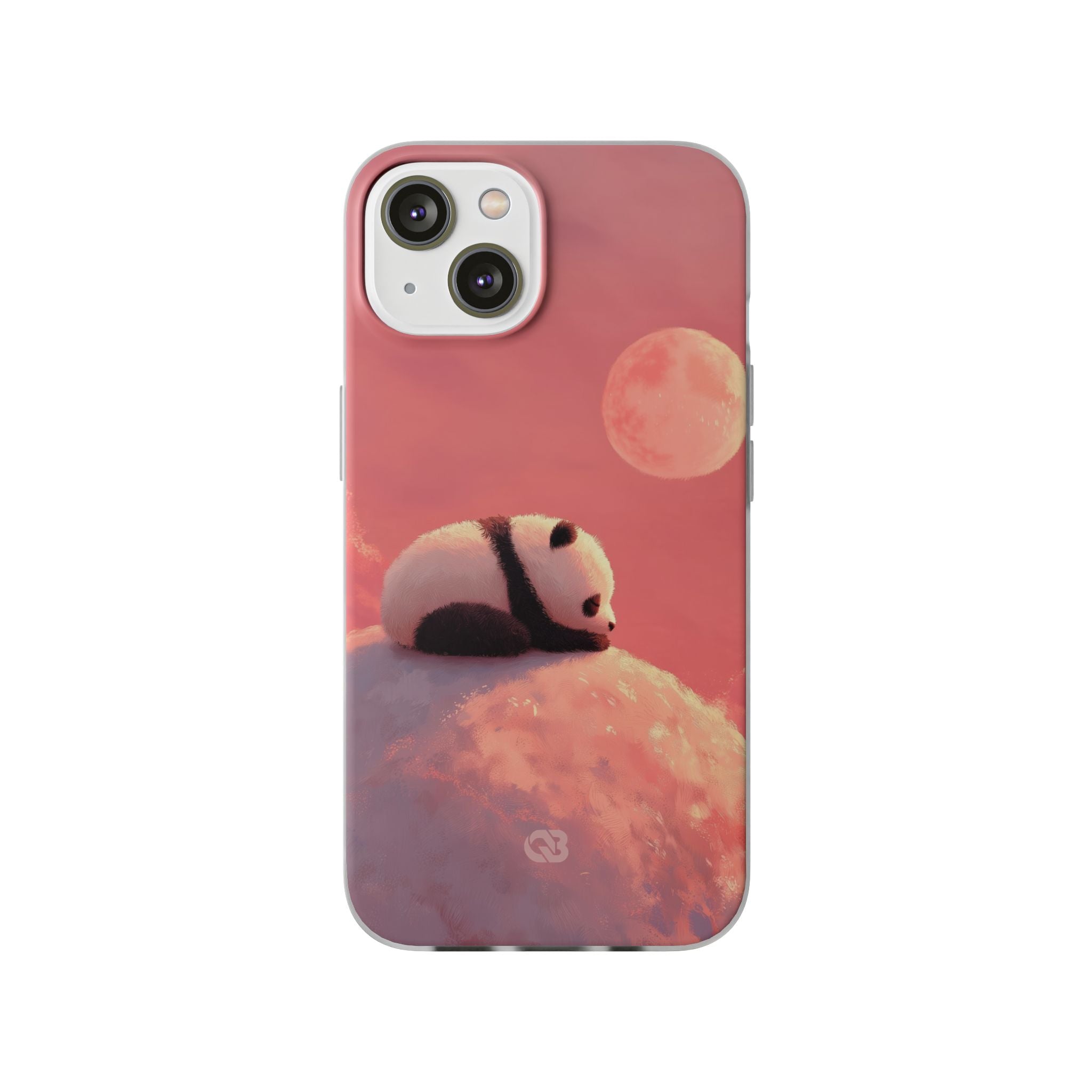 Rose Moon Panda · Soft Handyhülle für iPhone