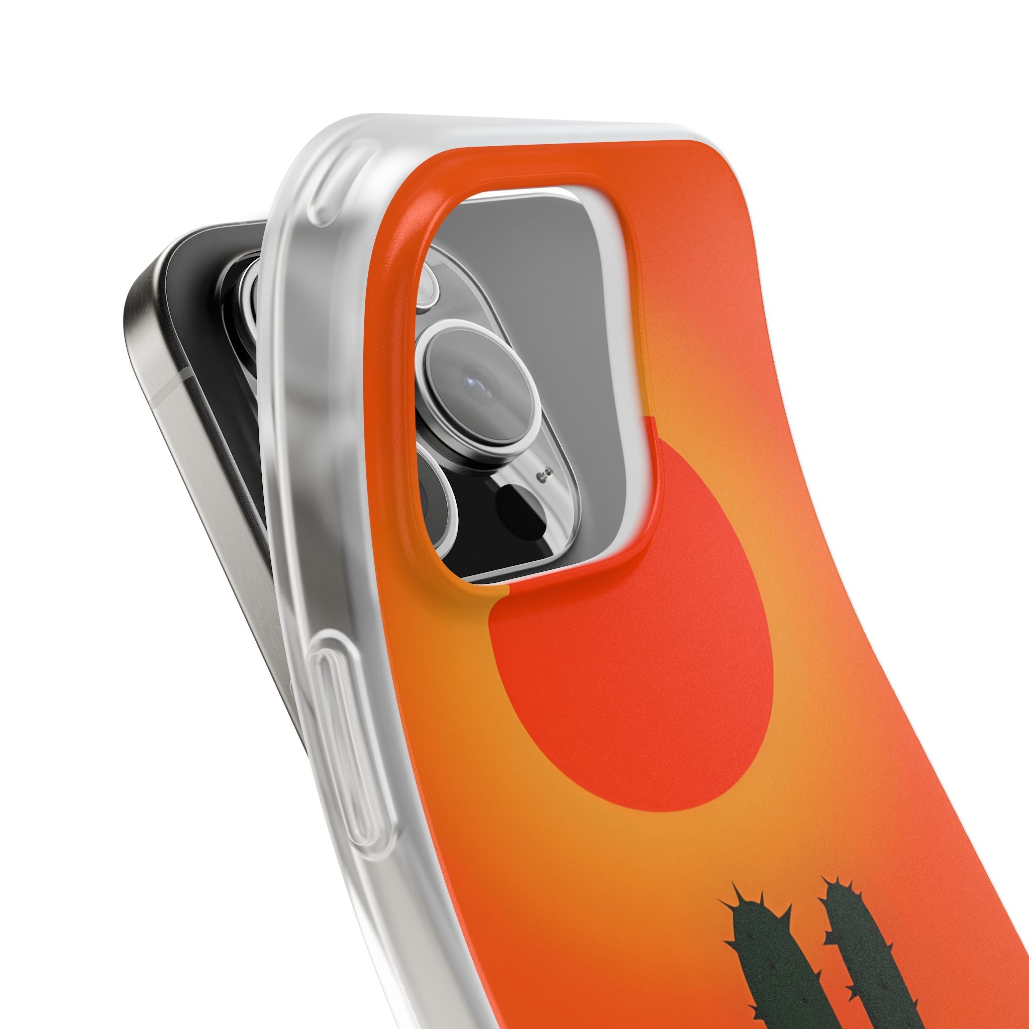 Scorched Saguaro Sunset · Soft Phone Case for iPhone