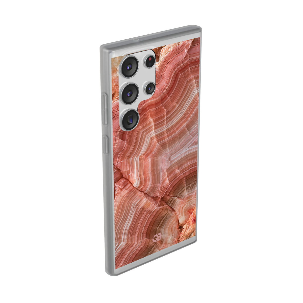 Blushing Rose Strata · Lite Phone Case for Samsung · Pink