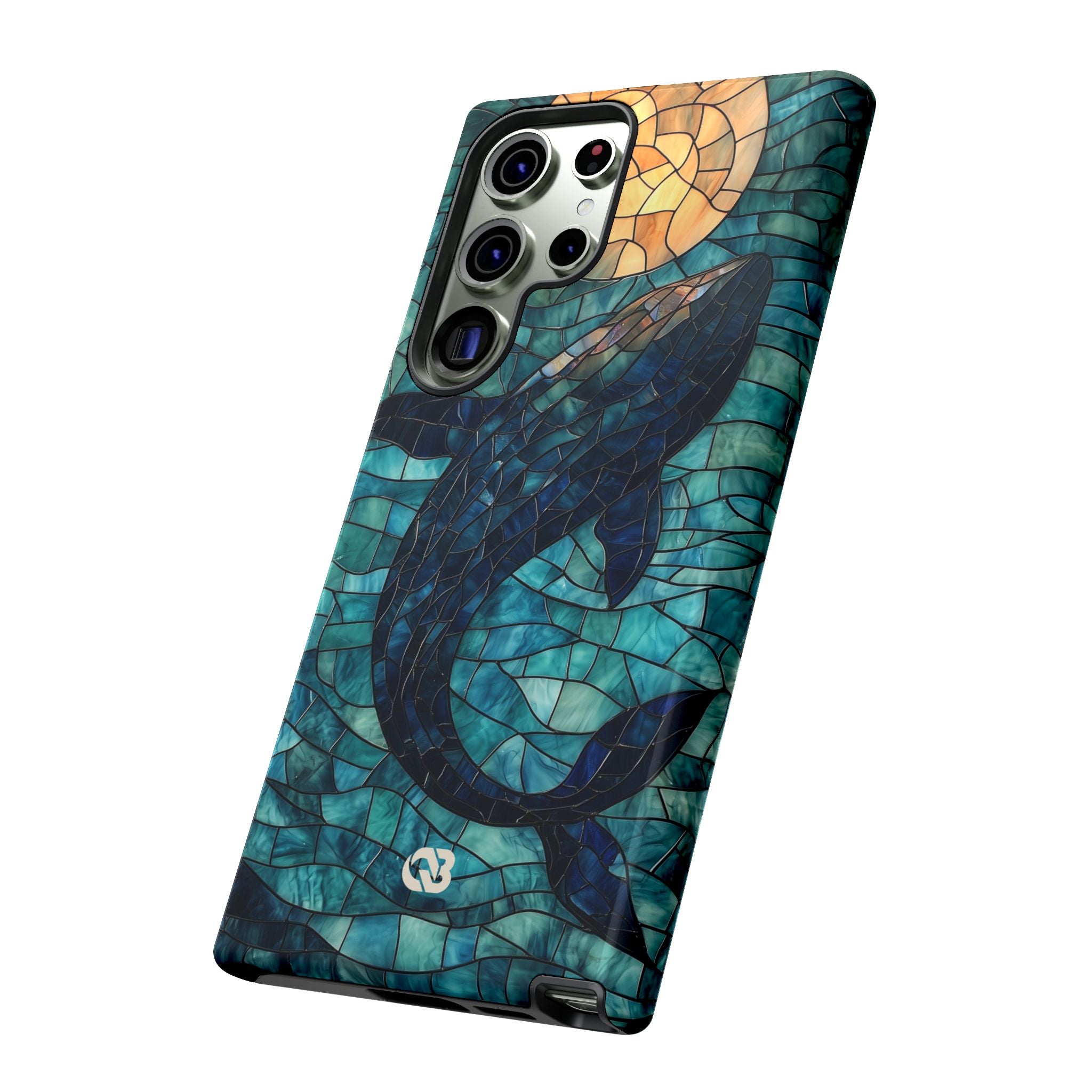 Stained Moon Whale · Tough Coque de téléphone pour Samsung