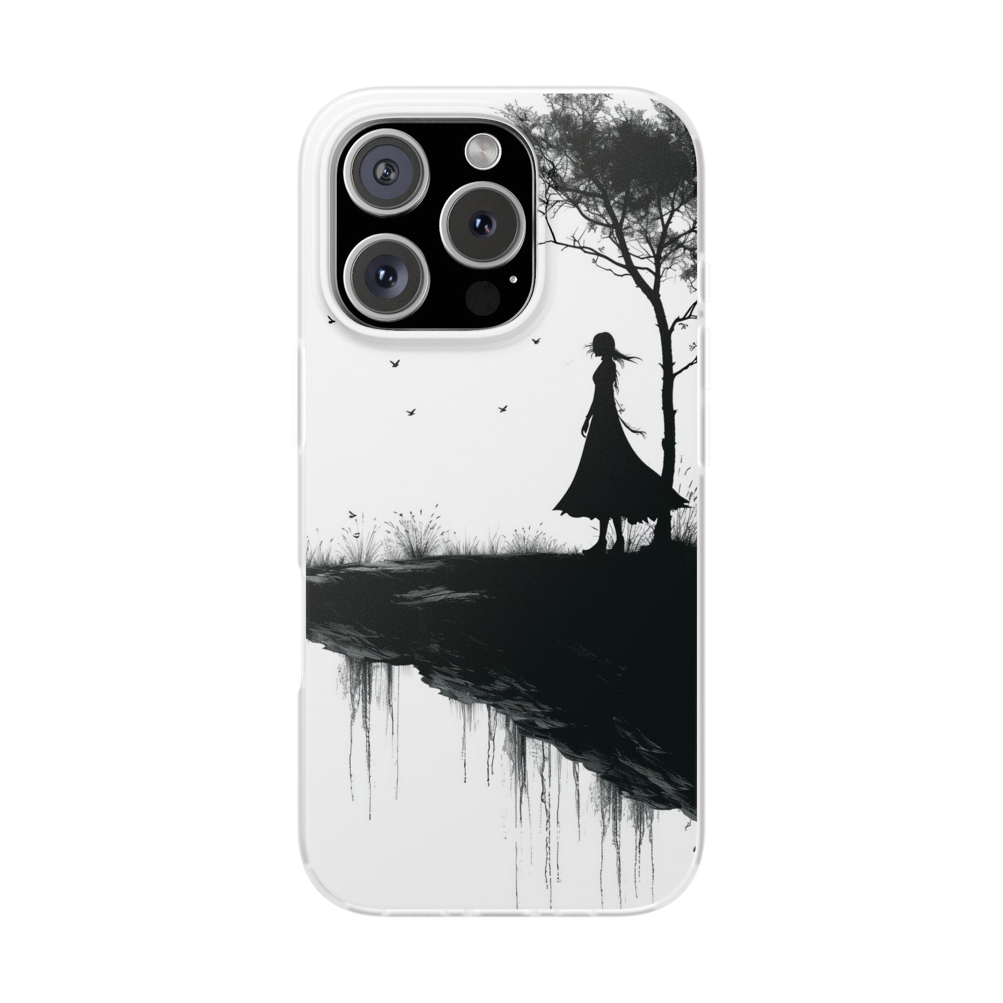 Cliffside Silhouette iPhone 16 Pro Case - Soft