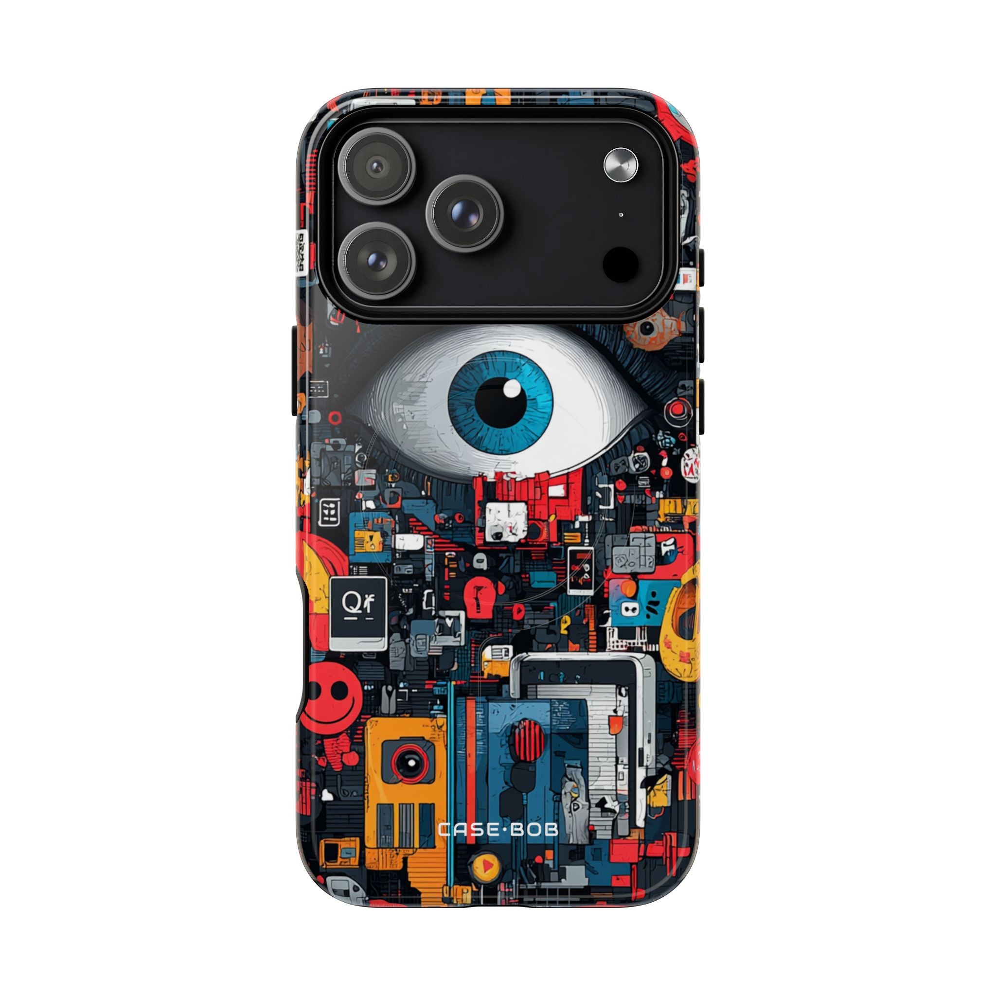 Digital Eye Blue iPhone 17 Pro Max Case - Tough+ - CASE•BOB