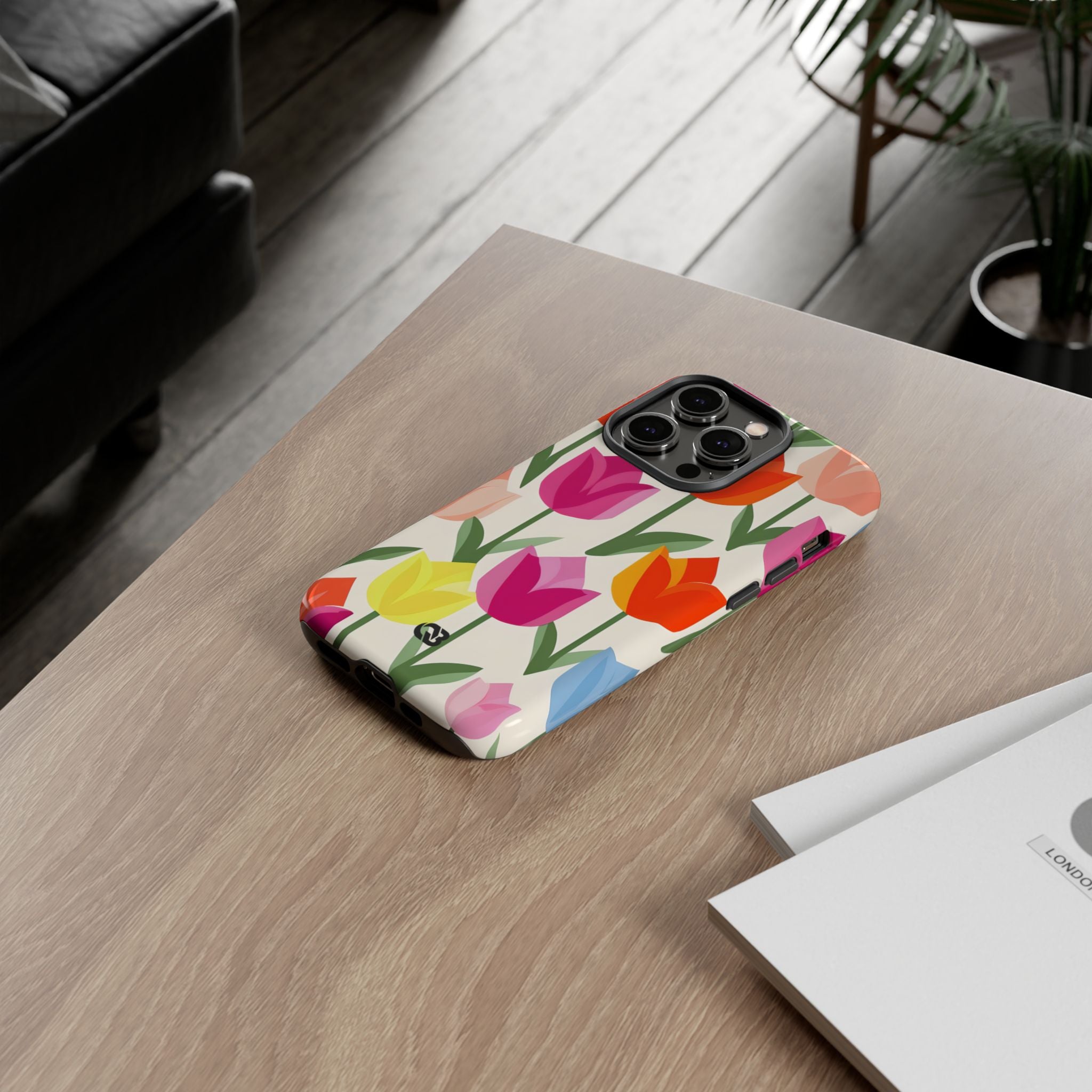 Vibrant Petal Grid · Tough Fundas para teléfono para iPhone