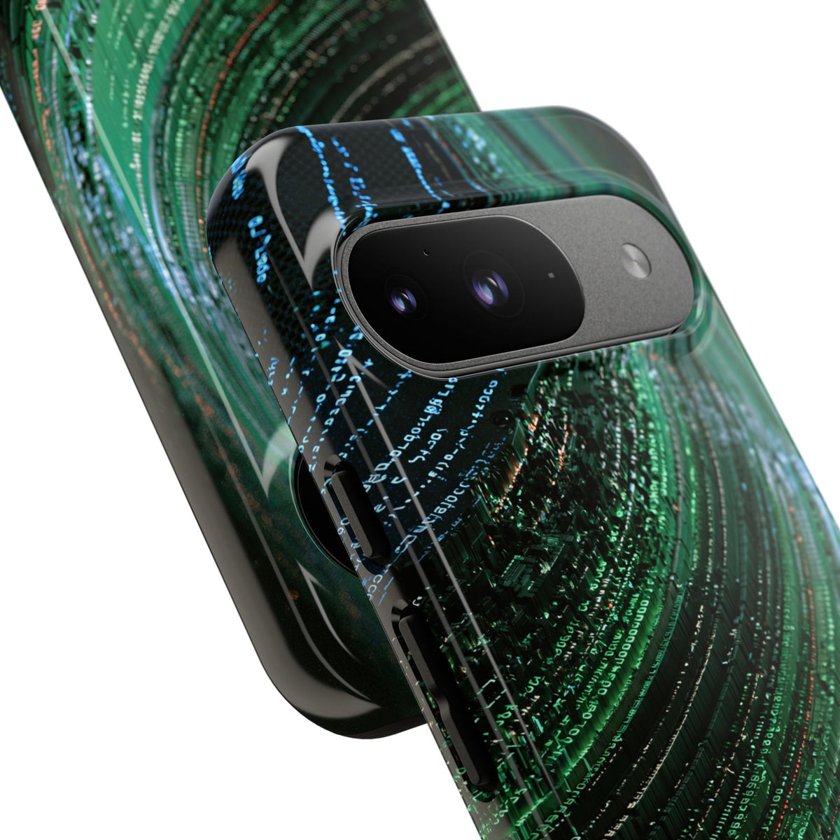 Orbital Data Stream · Tough Phone Case for Pixel · Green