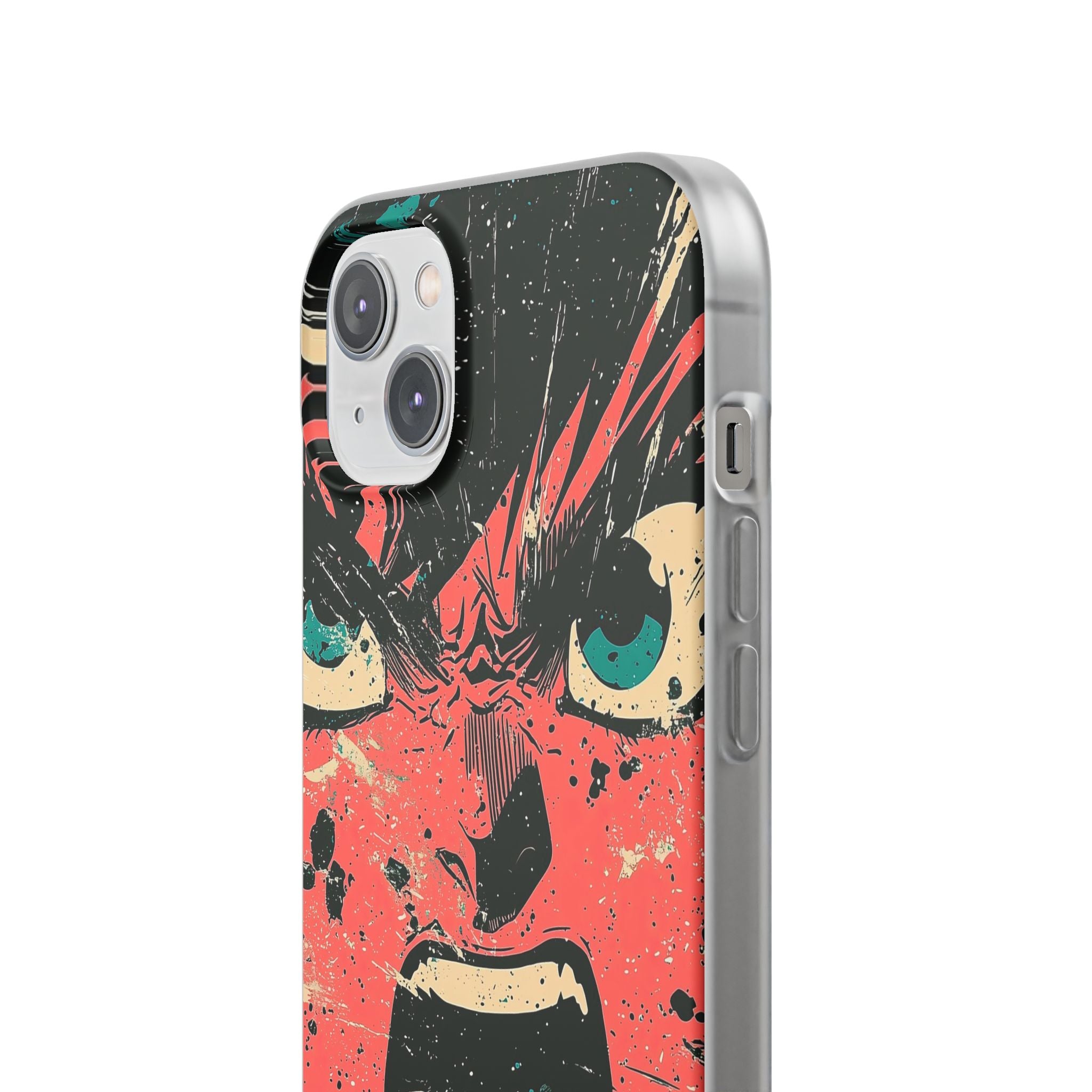 Screaming Face Pink iPhone 14 Plus Skal - Mjukt