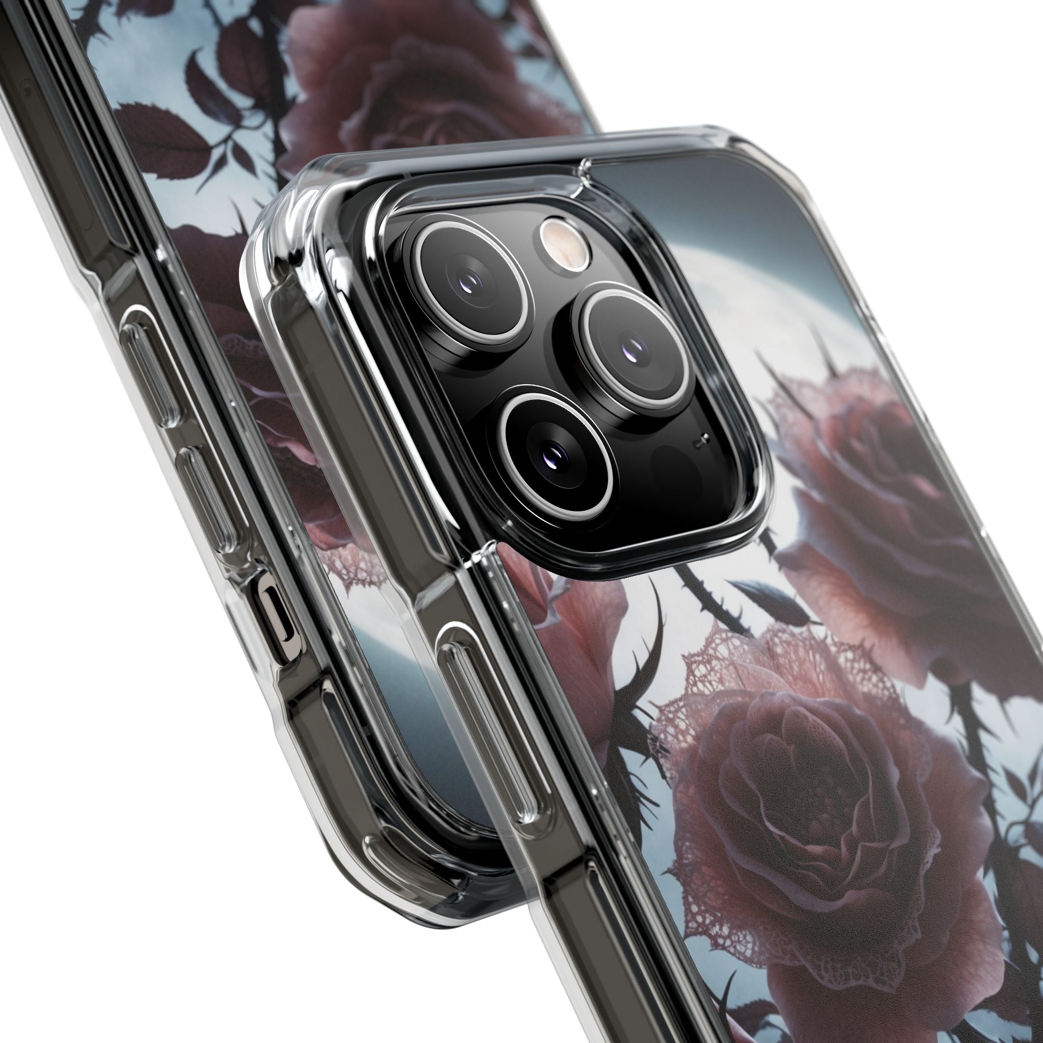 Lunar Lace Petals · Impact Coque de téléphone pour iPhone · Magsafe