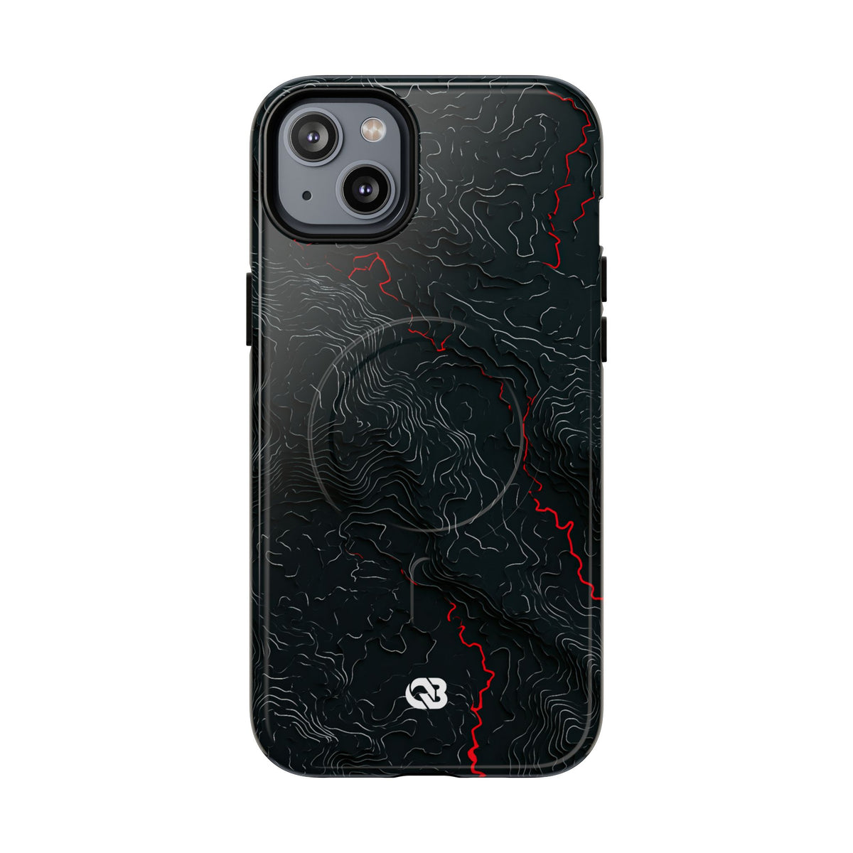 Crimson Rift · Tough 2.0 Magnetic Phone Case for iPhone · Black