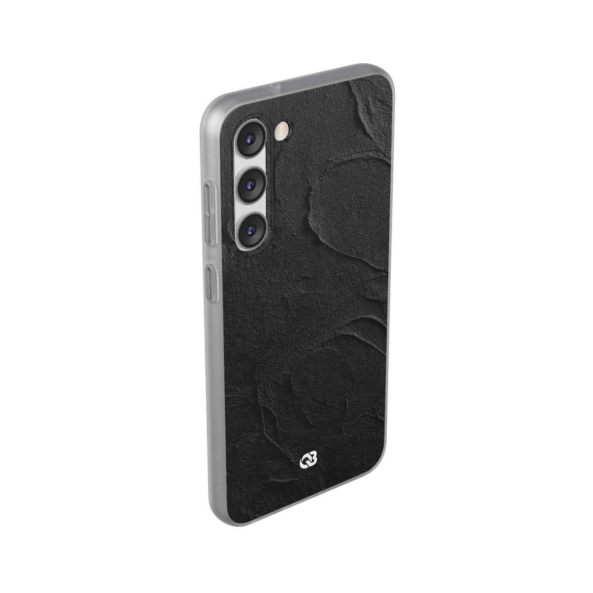 Obsidian Stucco Relief · Lite Phone Case for Samsung · Black