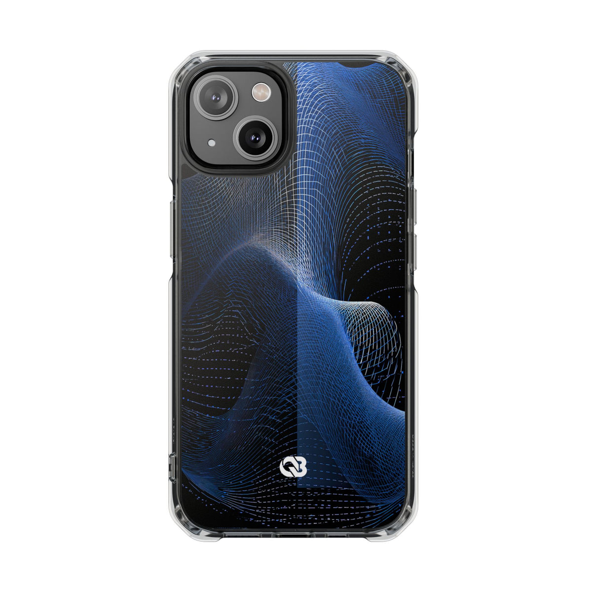 Blue Impact MagSafe Phone Case for iPhone - Electric Blue Flux