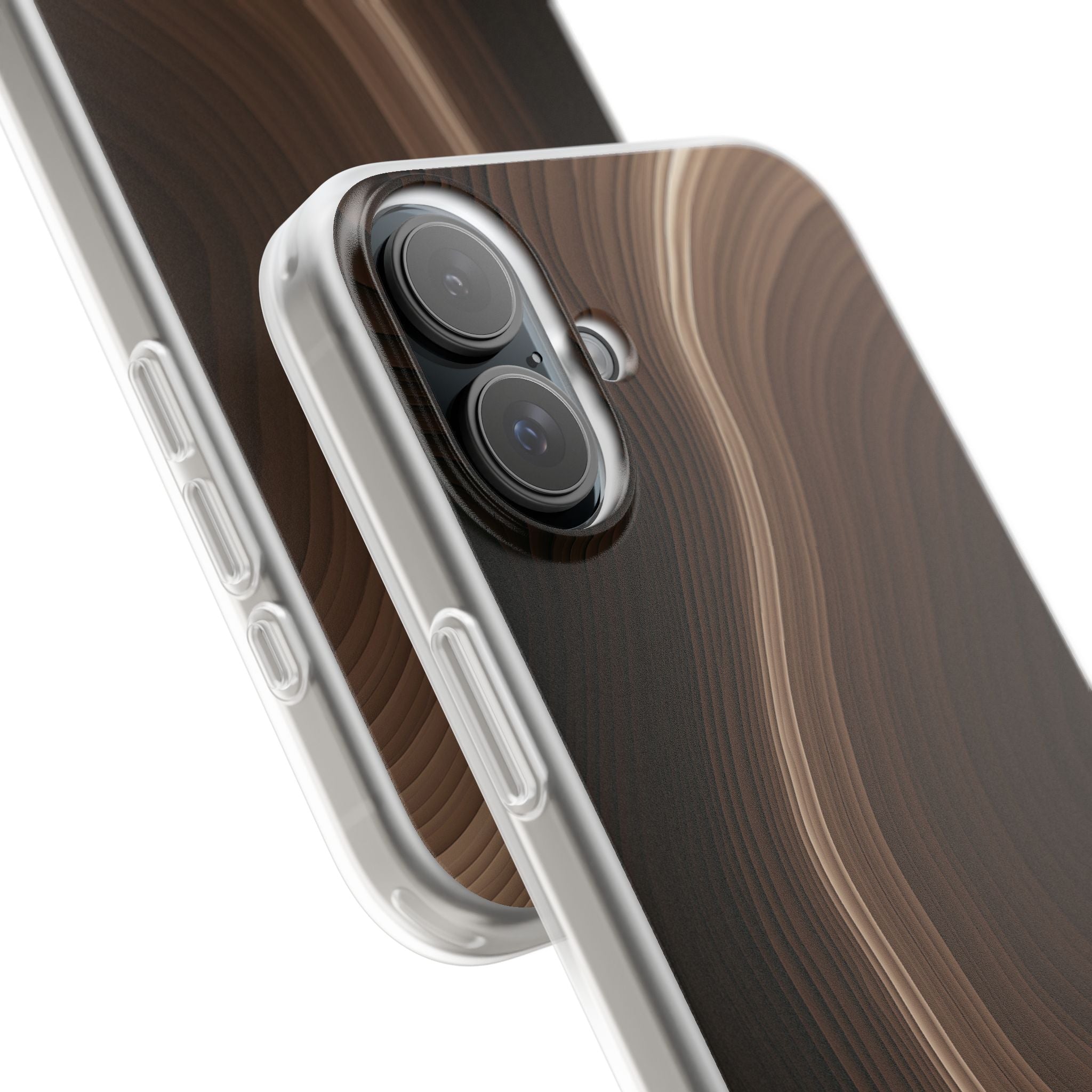 Brown Lite Phone Case for iPhone - Bronzed Canyon Relief