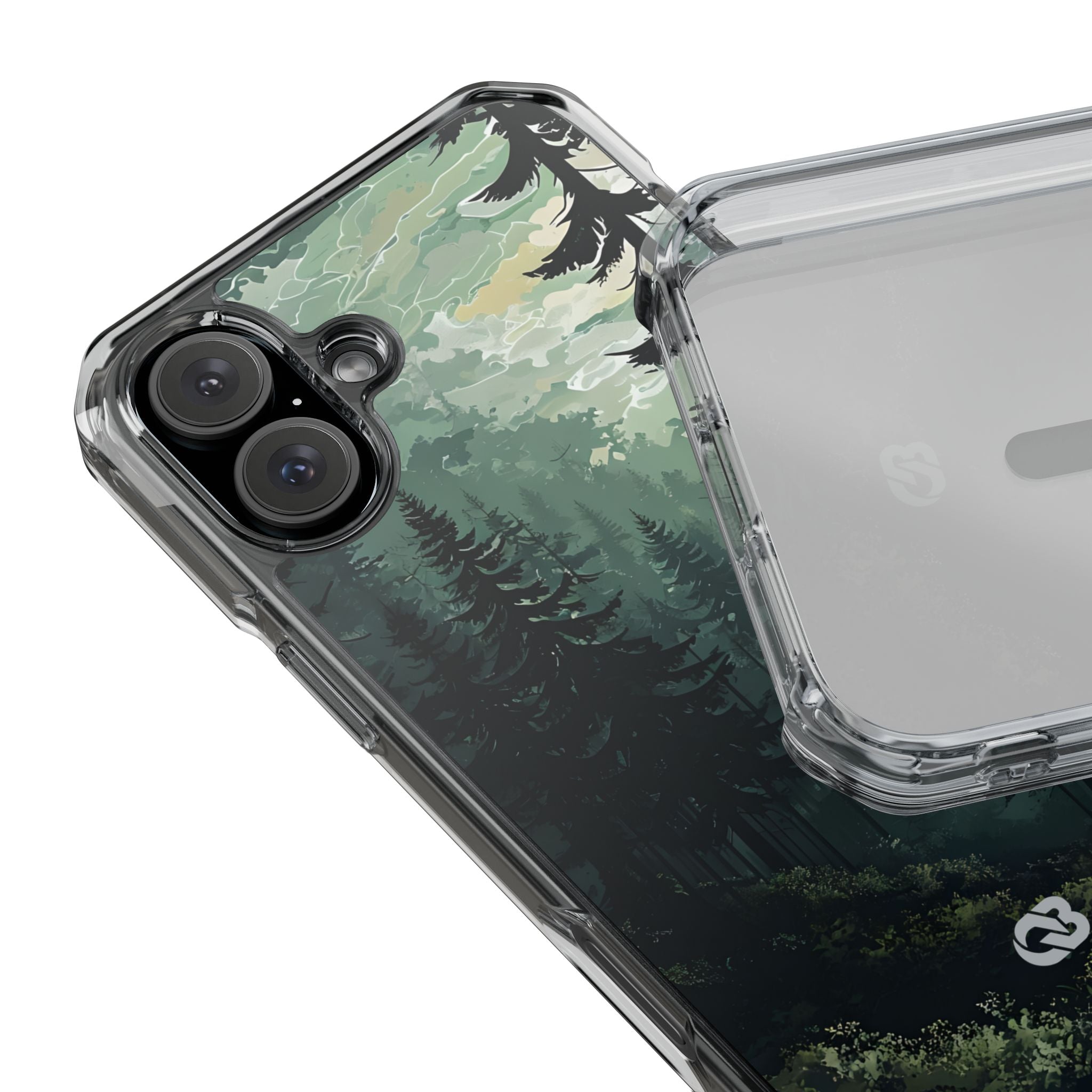 Misty Pine Shadow · Impact Phone Case for iPhone · Magsafe