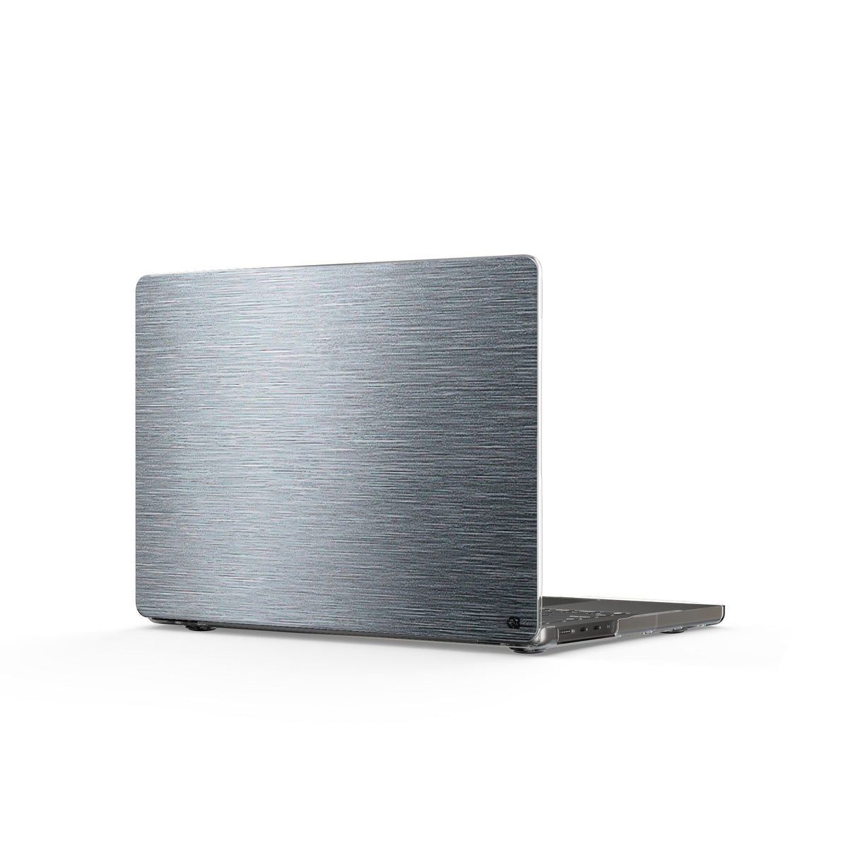 Brushed Aluminum · Clear Hard Case for MacBook · Silver