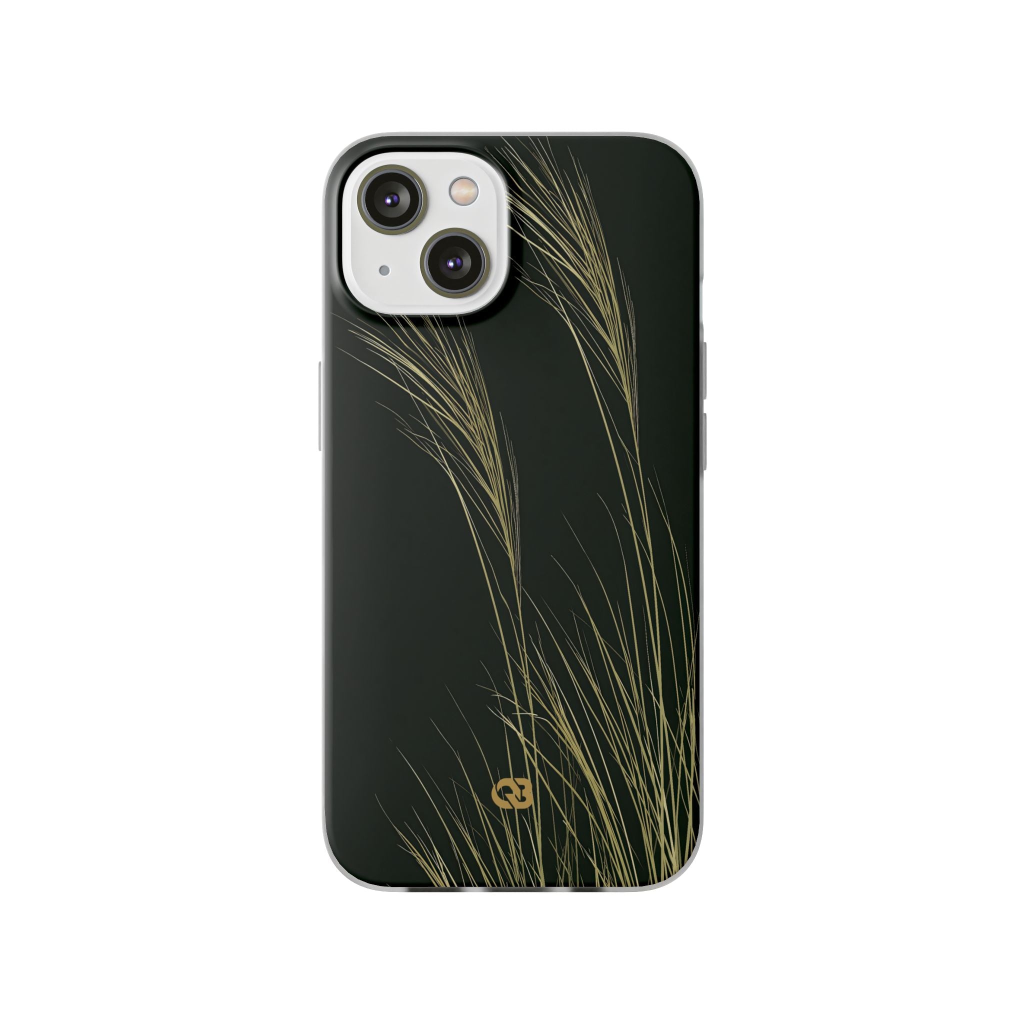 Green Lite Phone Case for iPhone - Midnight Gilded Grass