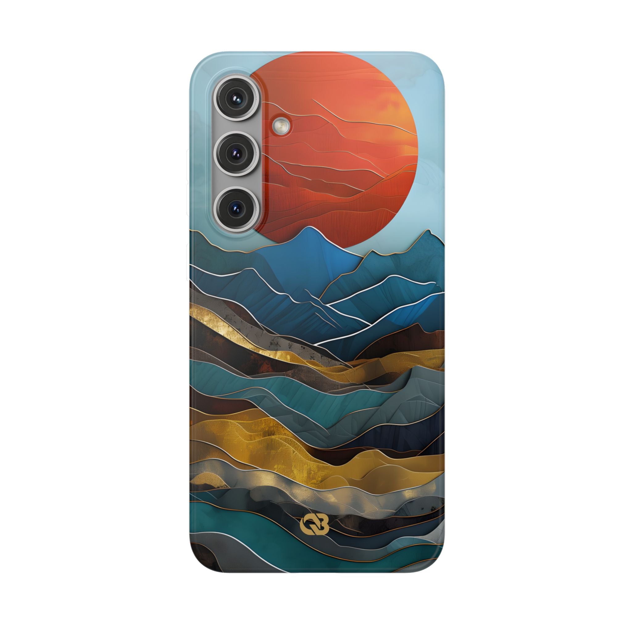 Molten Sun Peaks · Soft Handyhülle für Samsung