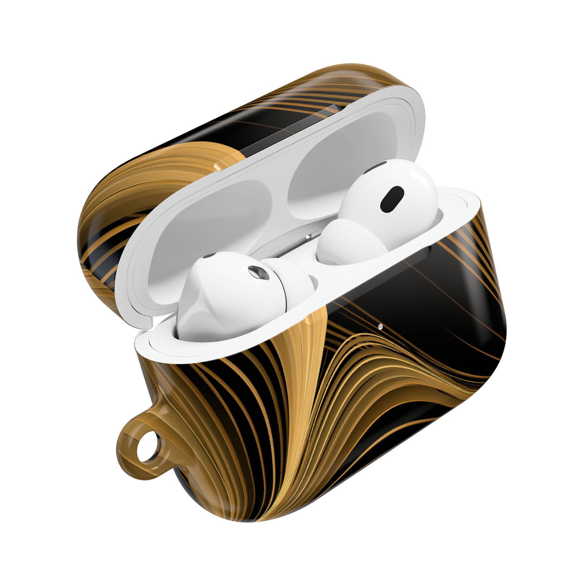 Gilded Contour · Hard Case for AirPods & AirPods Pro · Gold